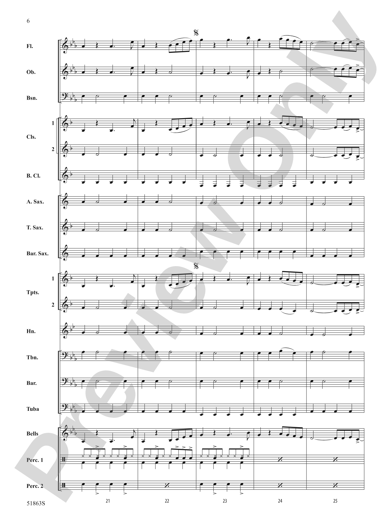 We Can't Be Friends: Concert Band Conductor Score & Parts