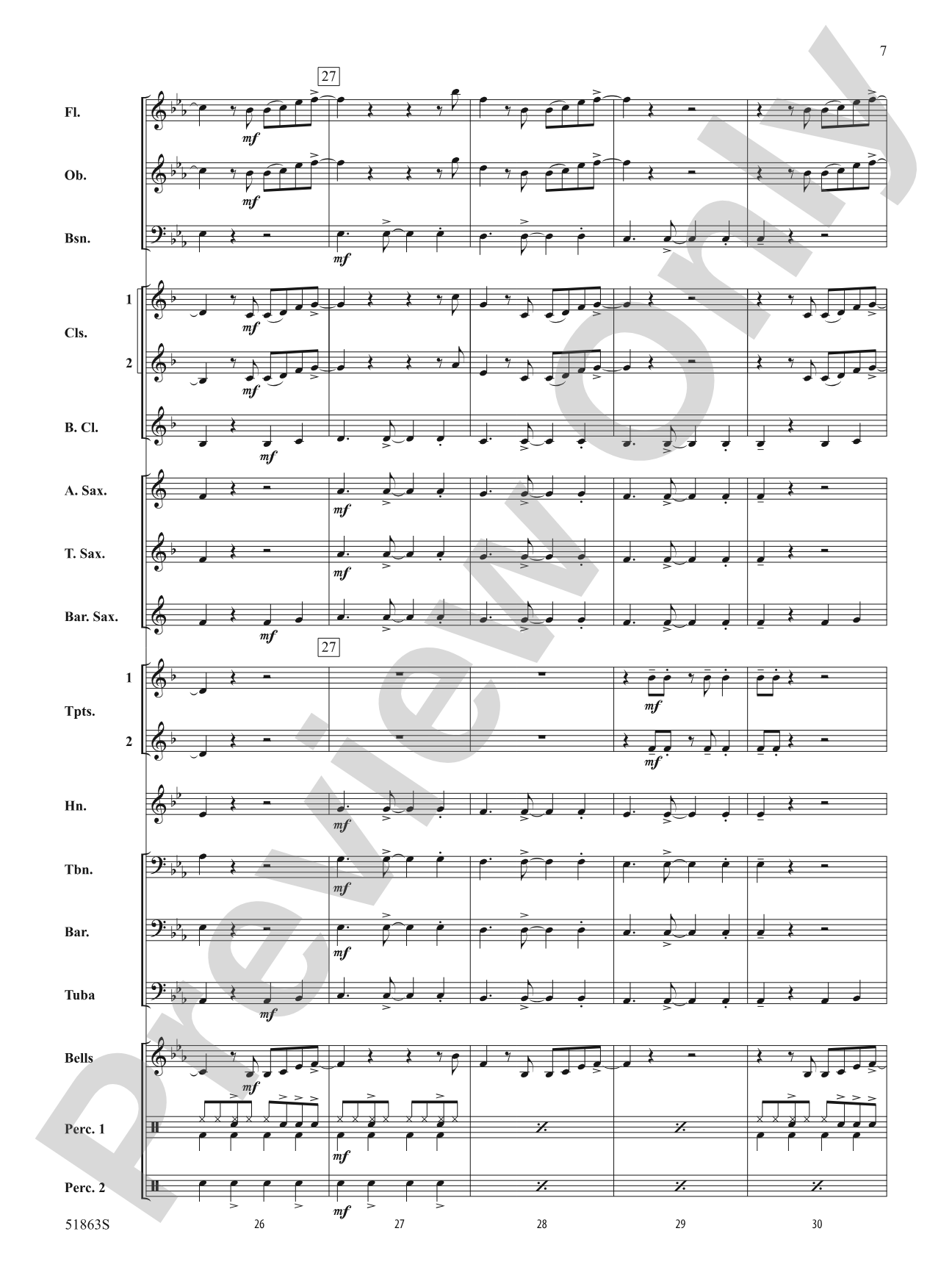 We Can't Be Friends: Concert Band Conductor Score & Parts