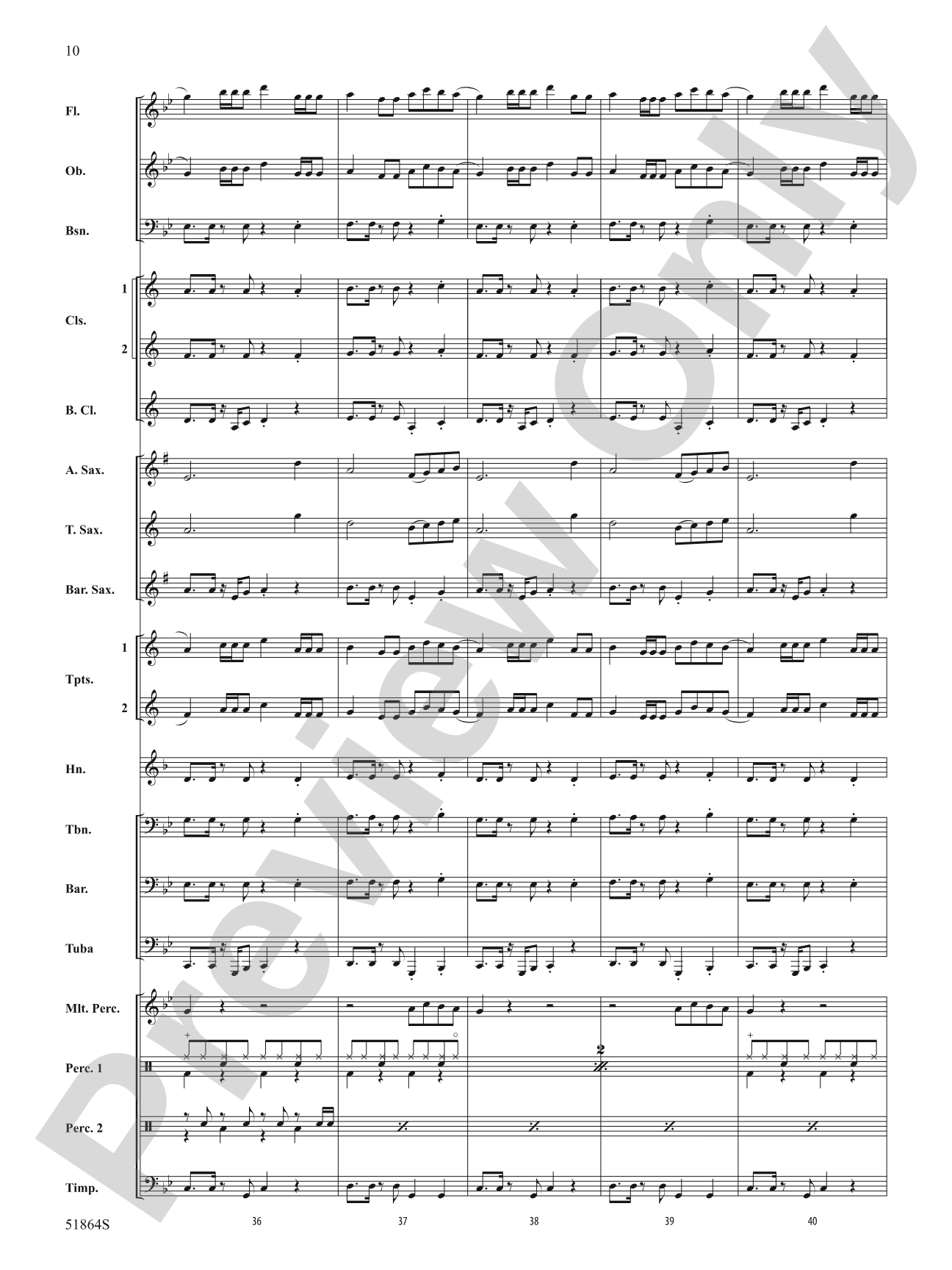Espresso: Concert Band Conductor Score & Parts