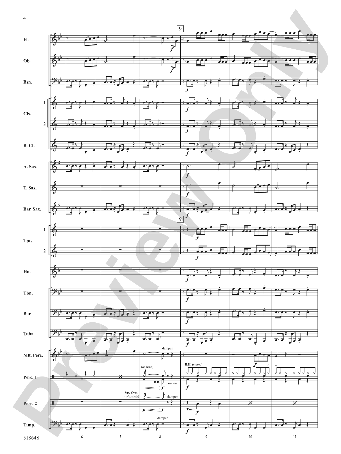Espresso: Concert Band Conductor Score & Parts