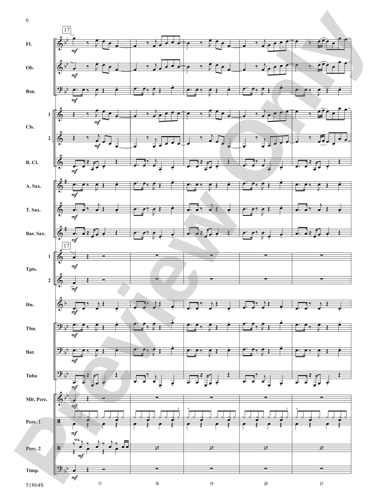Espresso: Concert Band Conductor Score & Parts