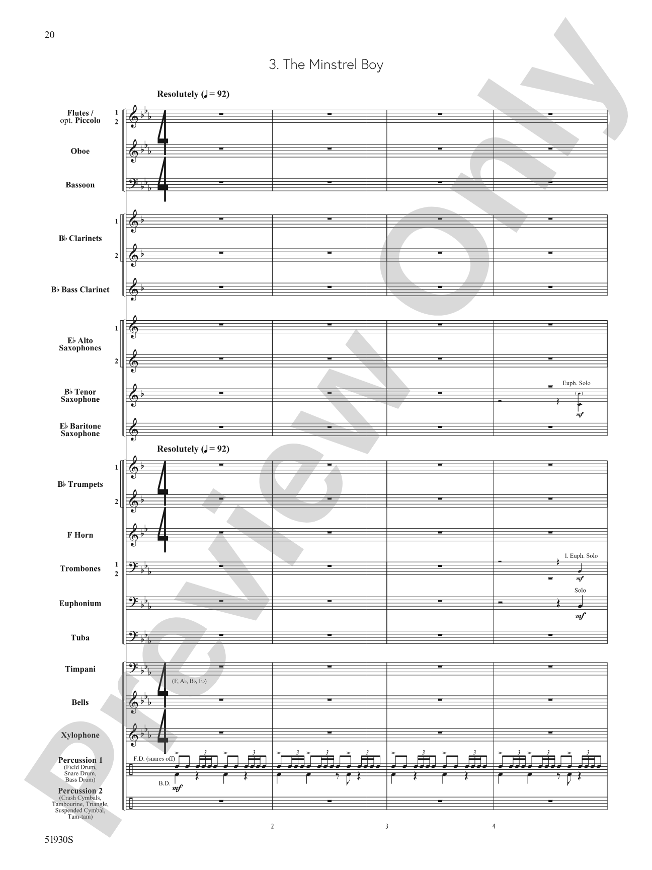 Land of Harp and Song: Concert Band Conductor Score & Parts