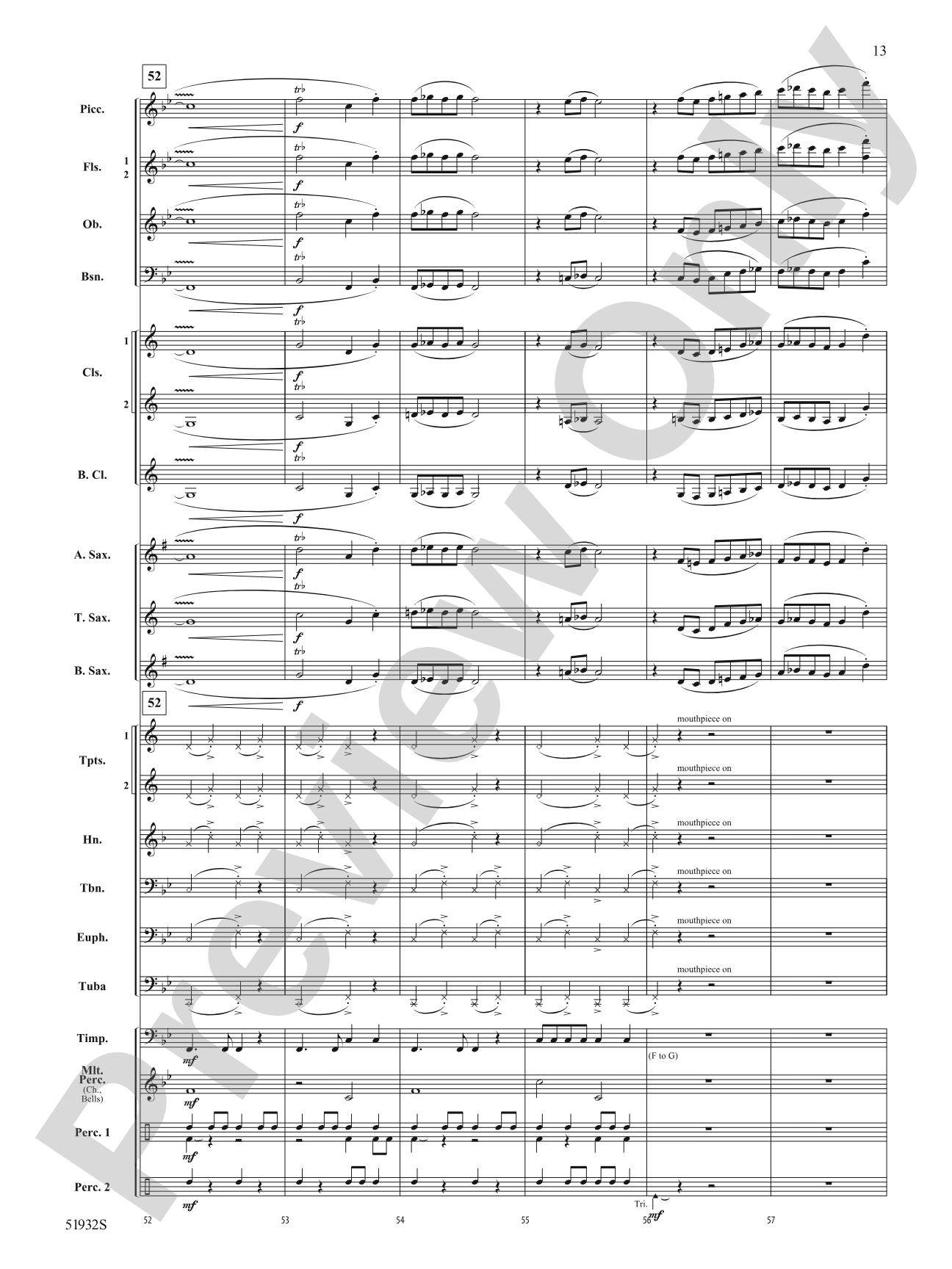 Danza Zanzare: Concert Band Conductor Score & Parts