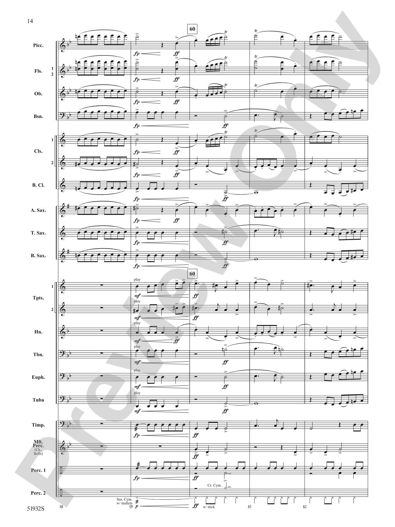 Danza Zanzare: Concert Band Conductor Score & Parts
