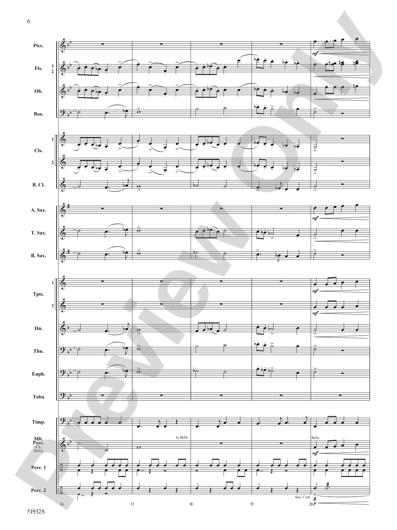Danza Zanzare: Concert Band Conductor Score & Parts
