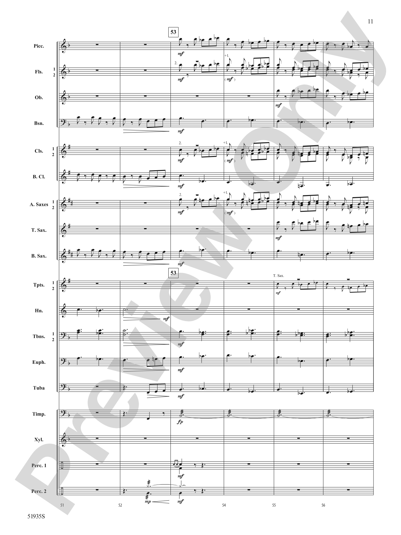 Midnight March: Concert Band Conductor Score & Parts