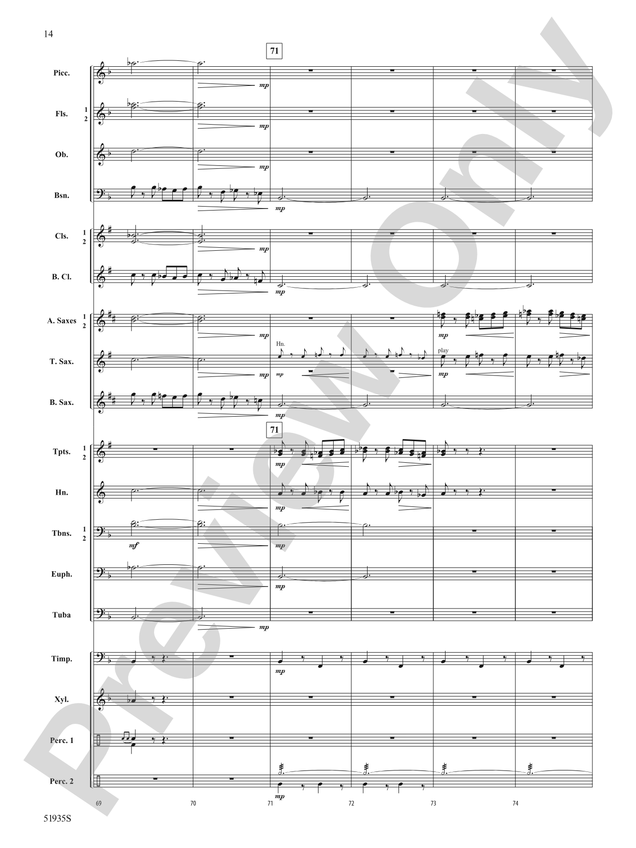 Midnight March: Concert Band Conductor Score & Parts