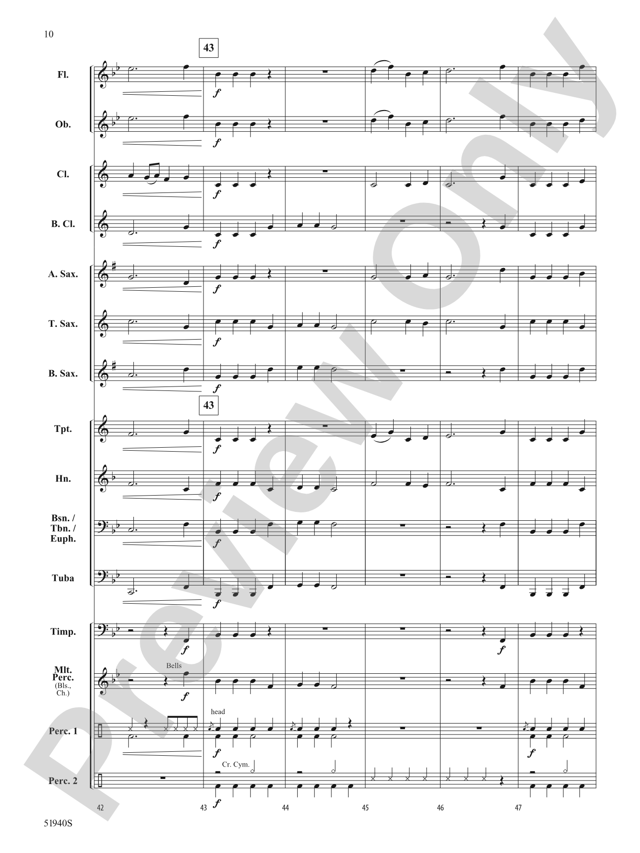 Jingle Cowbells: Concert Band Conductor Score & Parts