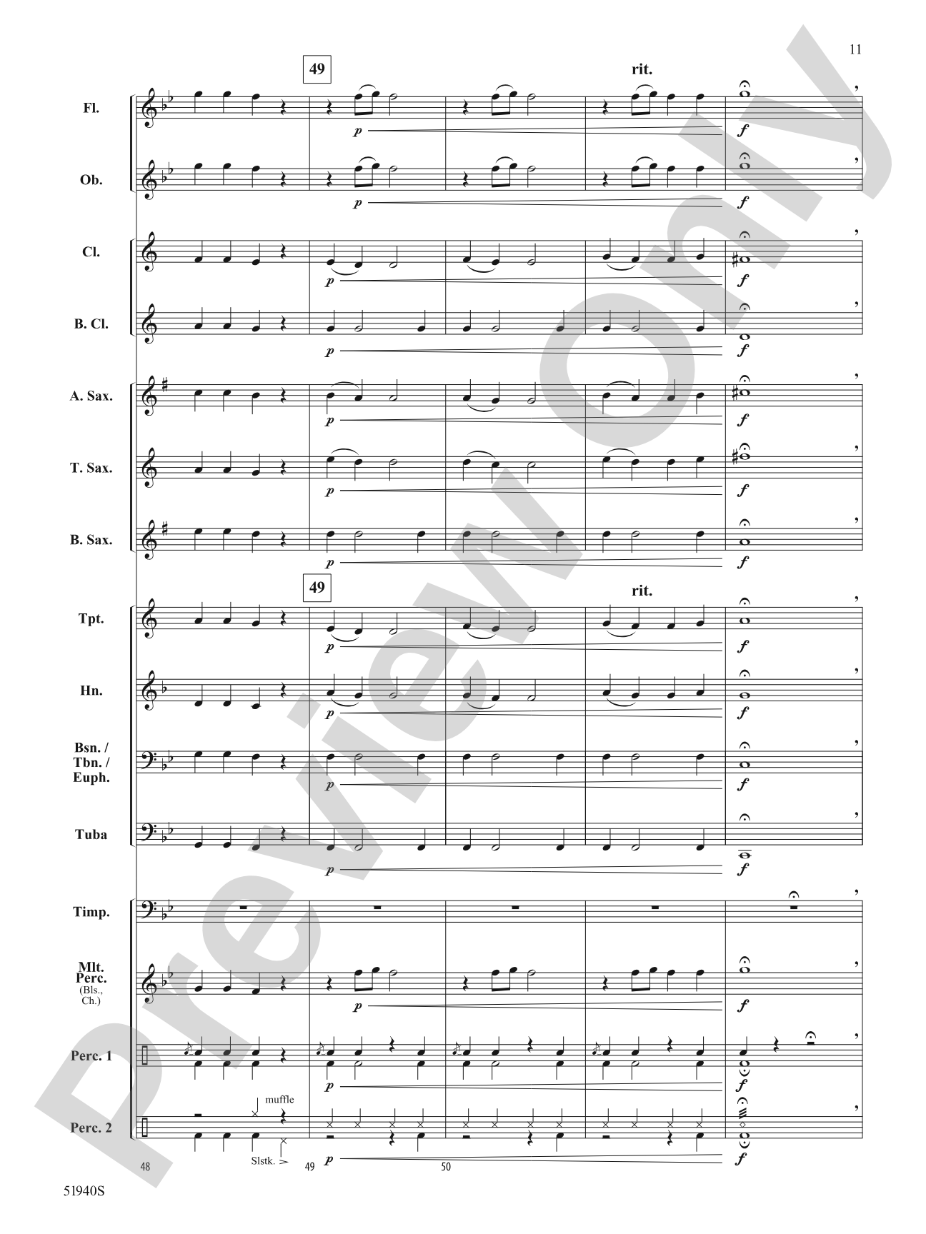 Jingle Cowbells: Concert Band Conductor Score & Parts