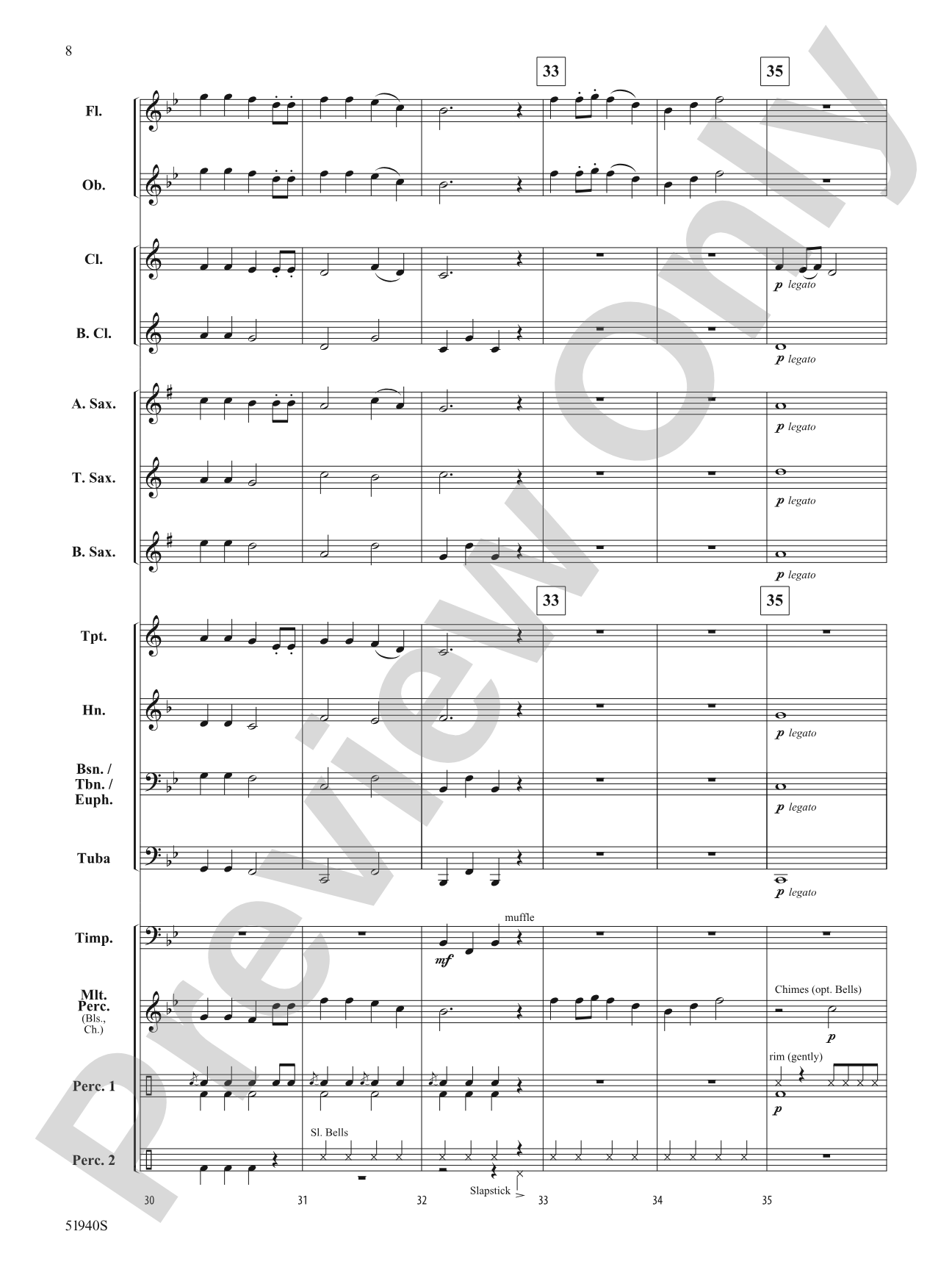 Jingle Cowbells: Concert Band Conductor Score & Parts