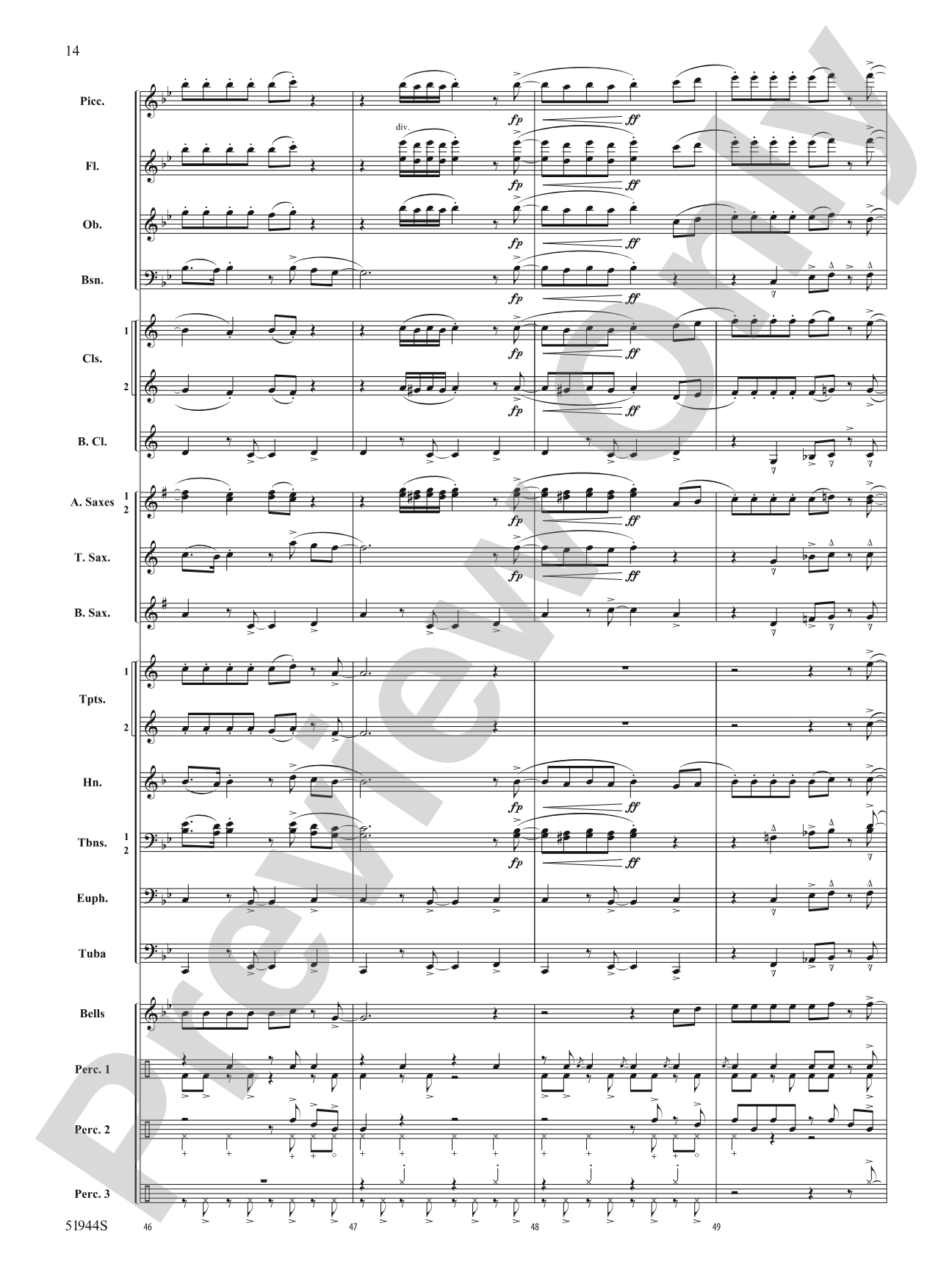 Rizz: Concert Band Conductor Score & Parts