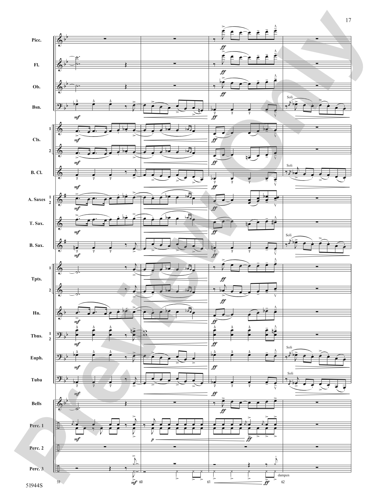 Rizz: Concert Band Conductor Score & Parts