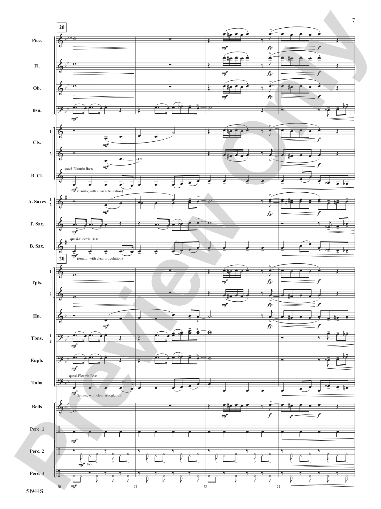 Rizz: Concert Band Conductor Score & Parts
