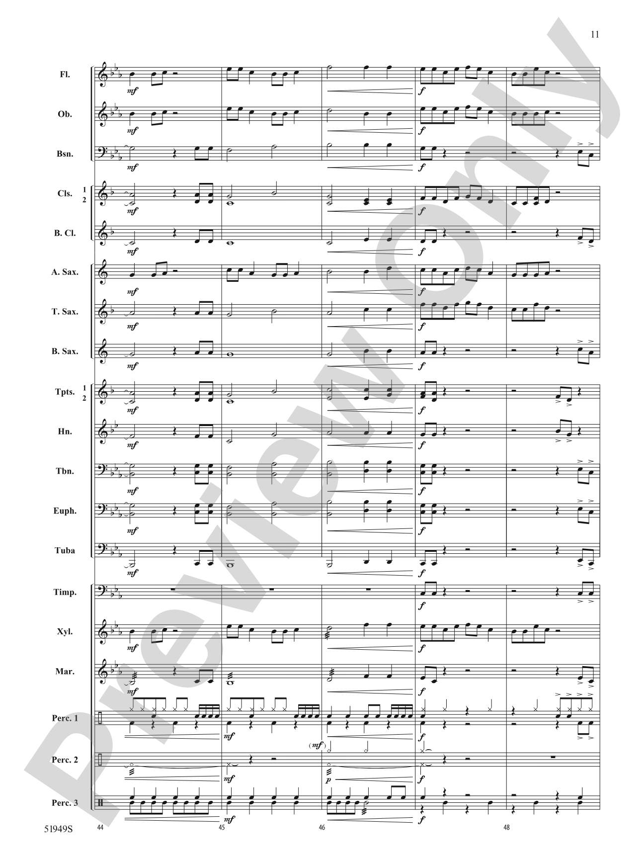 Rhino Ruckus: Concert Band Conductor Score & Parts
