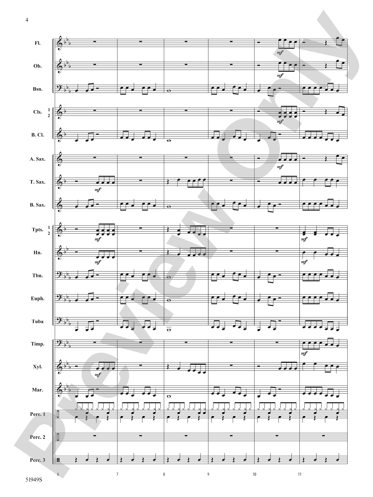 Rhino Ruckus: Concert Band Conductor Score & Parts