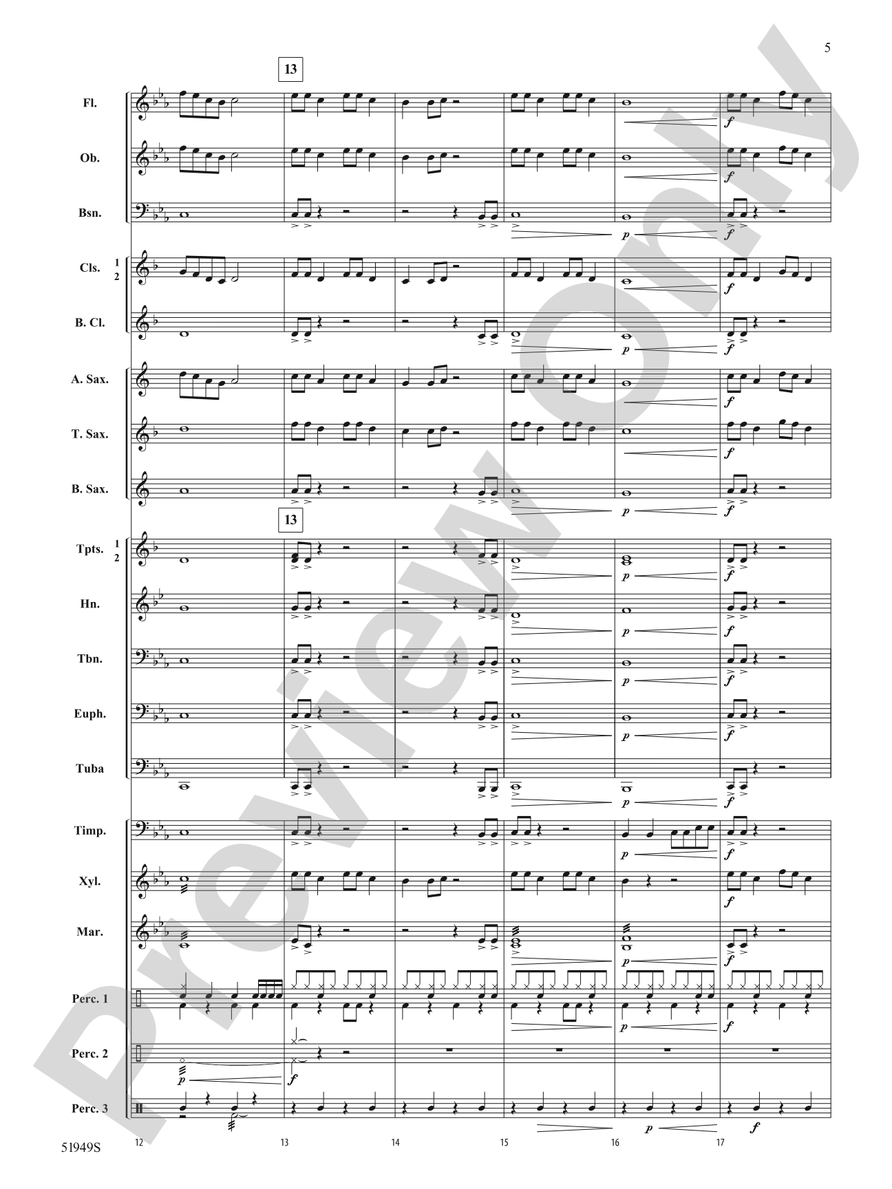 Rhino Ruckus: Concert Band Conductor Score & Parts