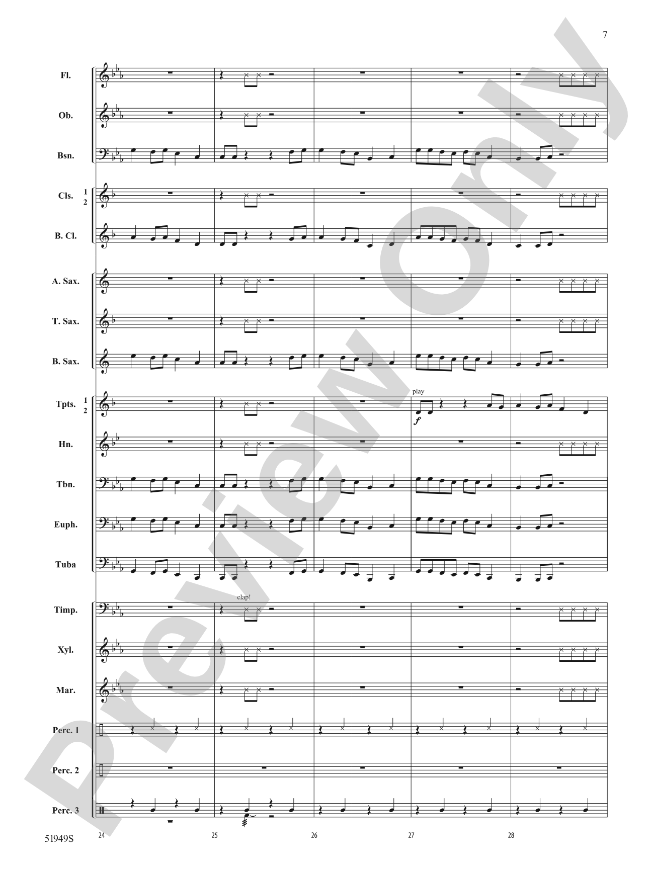Rhino Ruckus: Concert Band Conductor Score & Parts