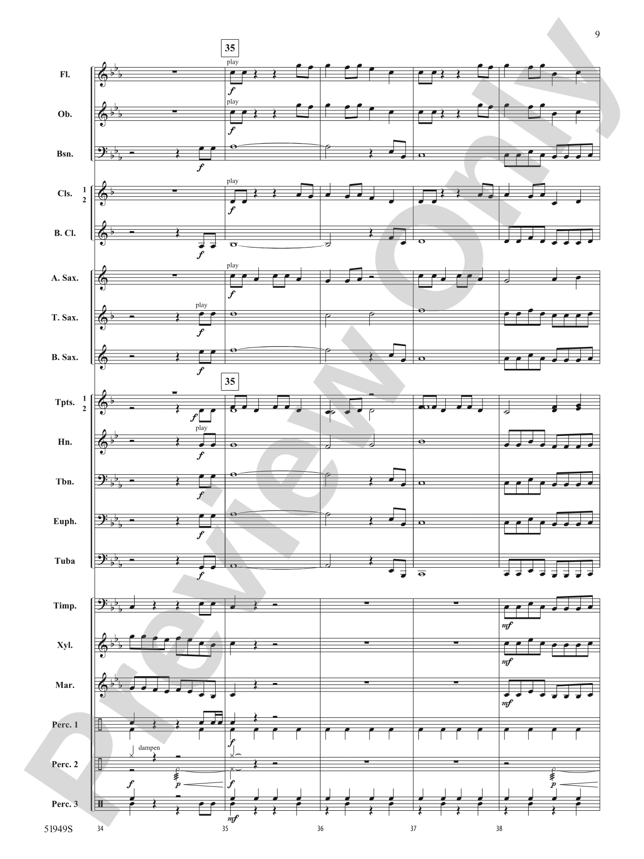Rhino Ruckus: Concert Band Conductor Score & Parts