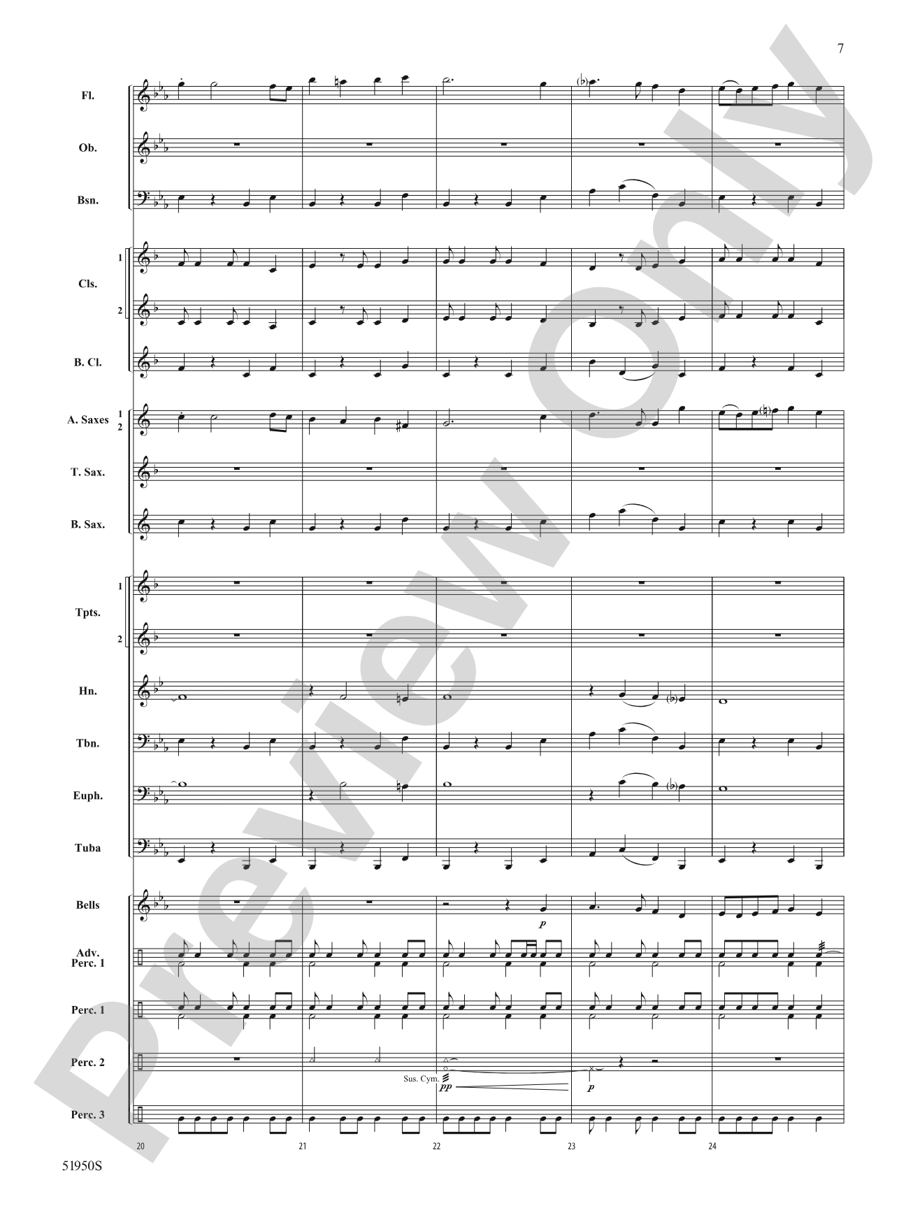 March Pasodoble: Concert Band Conductor Score & Parts
