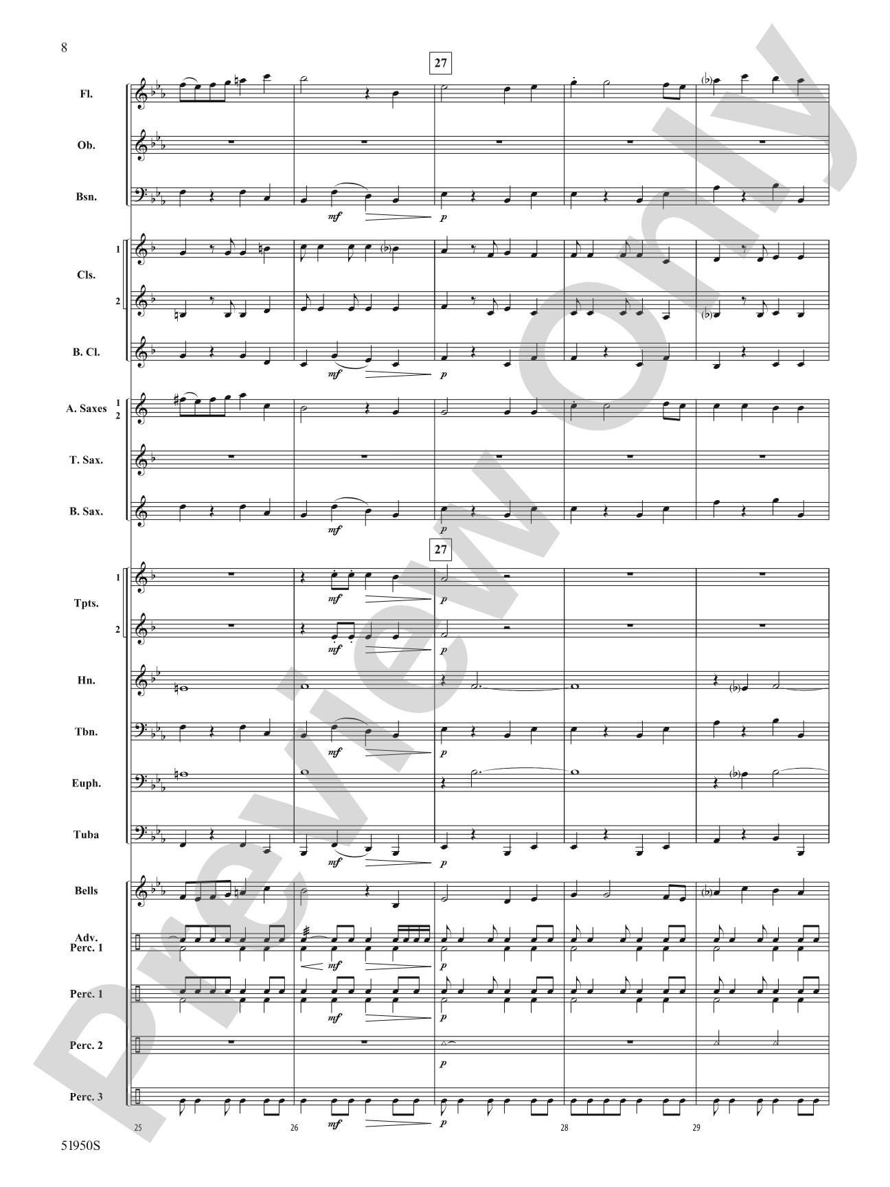 March Pasodoble: Concert Band Conductor Score & Parts