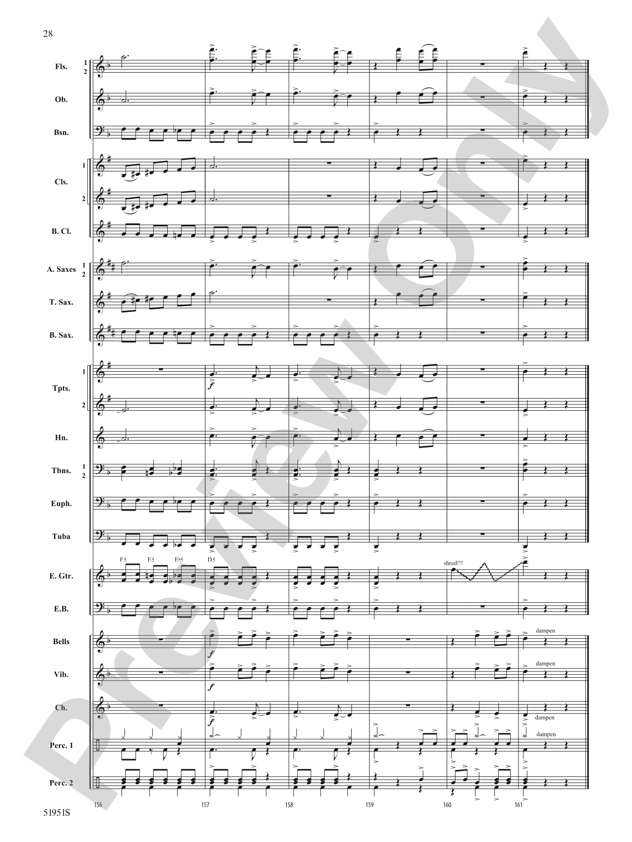 Metal Bell Carol: Score