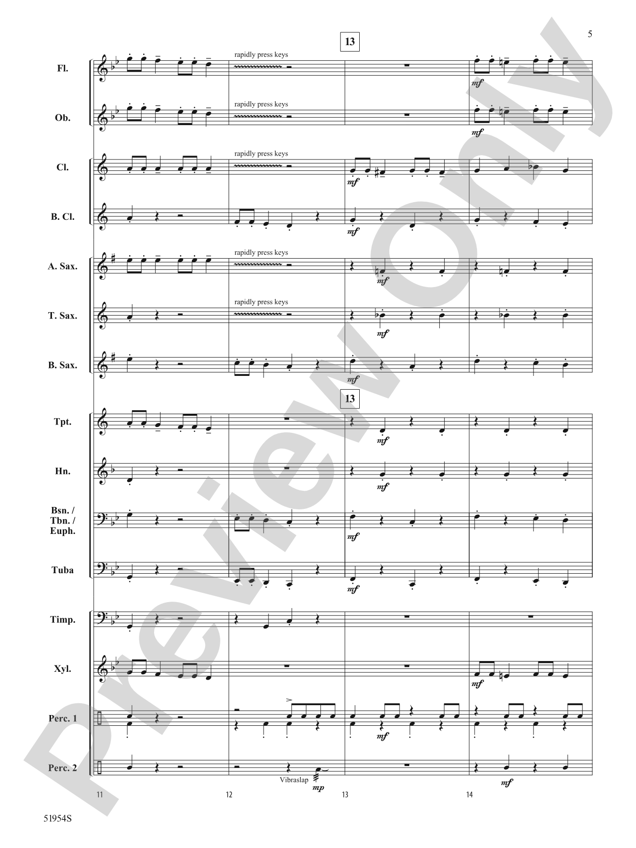Creepy-Crawly Creatures: Concert Band Conductor Score & Parts