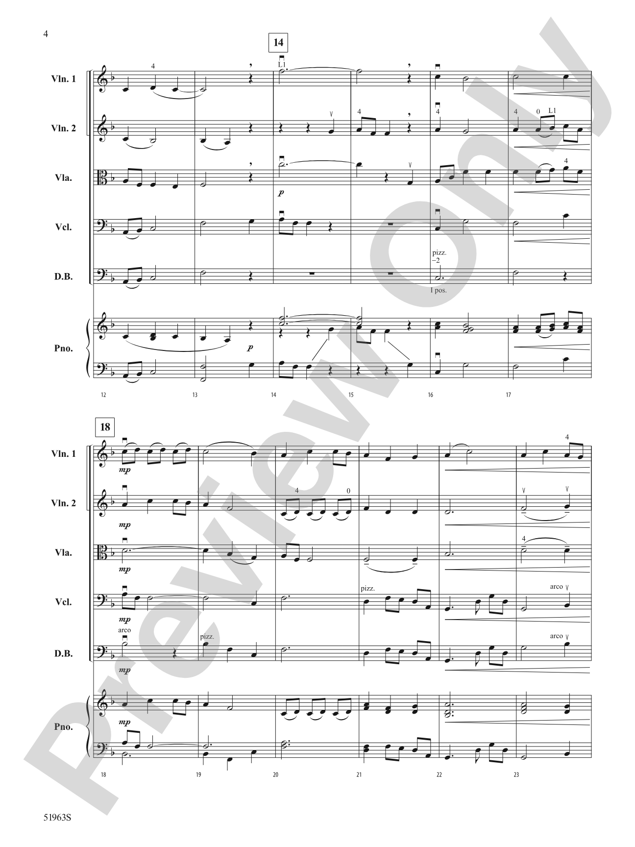 Beside the Still Waters: String Orchestra Conductor Score & Parts