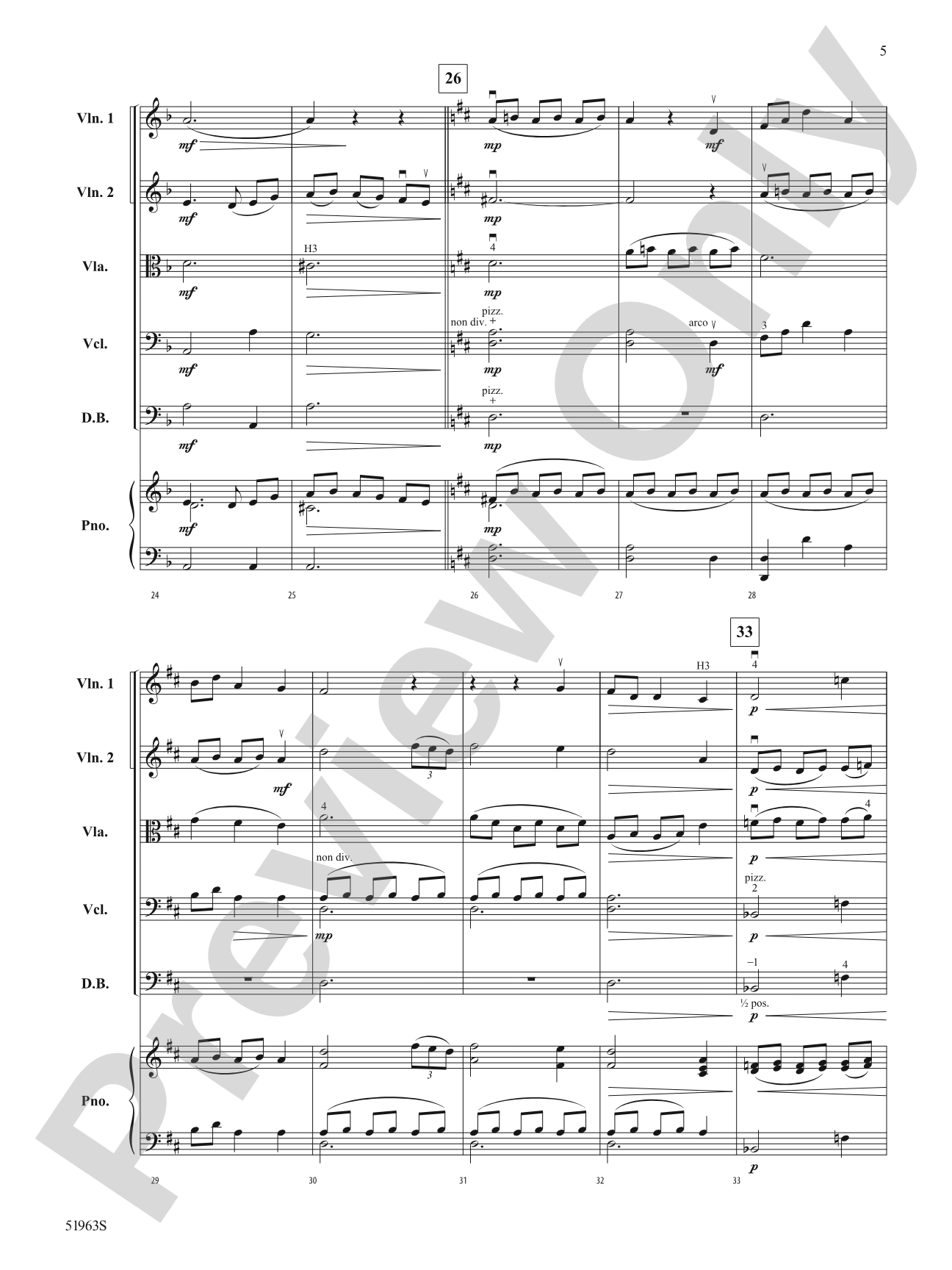 Beside the Still Waters: String Orchestra Conductor Score & Parts