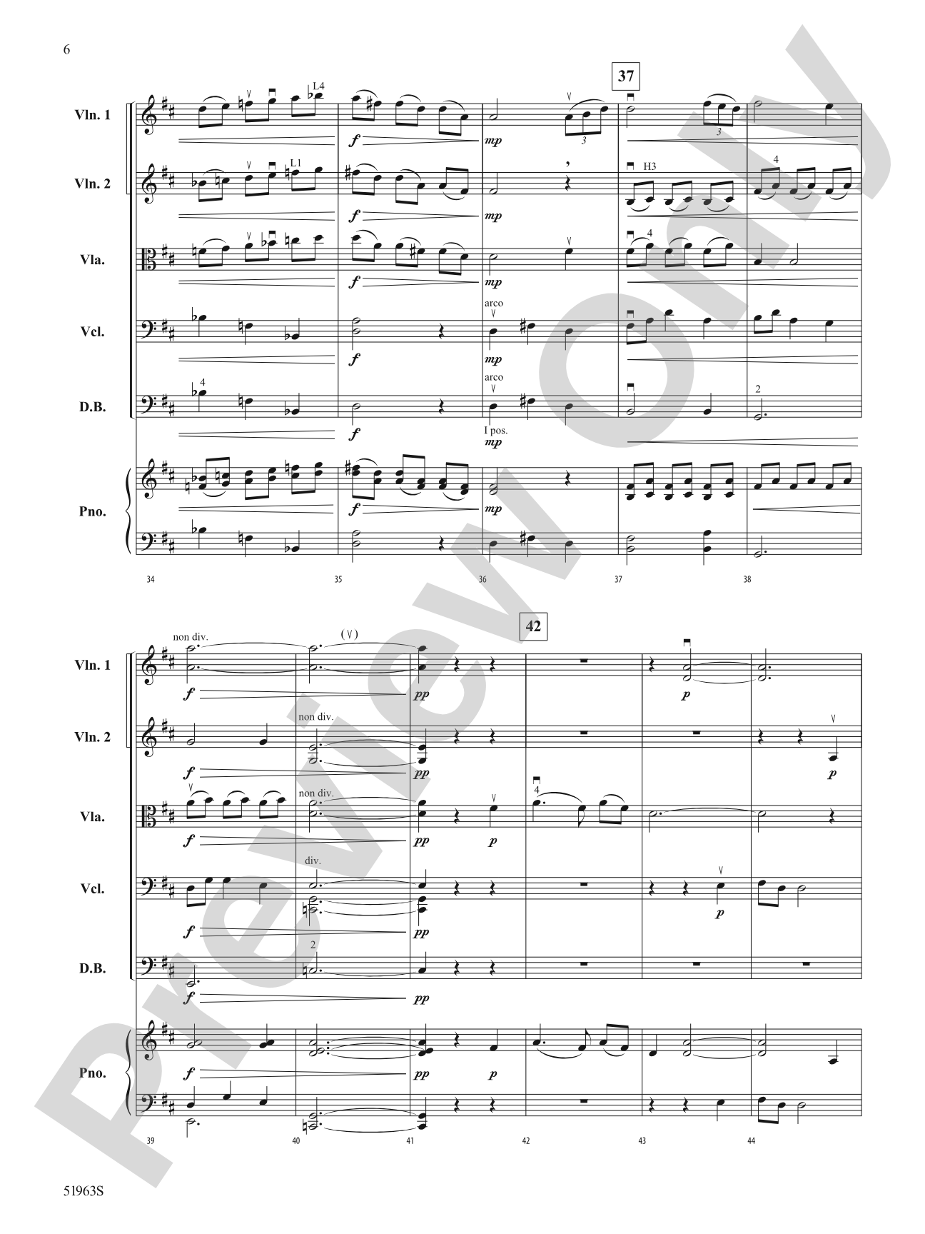 Beside the Still Waters: String Orchestra Conductor Score & Parts