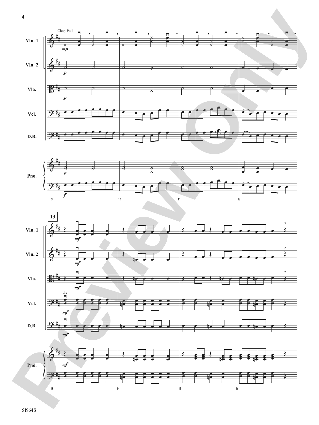 Pine Mountain: String Orchestra Conductor Score & Parts