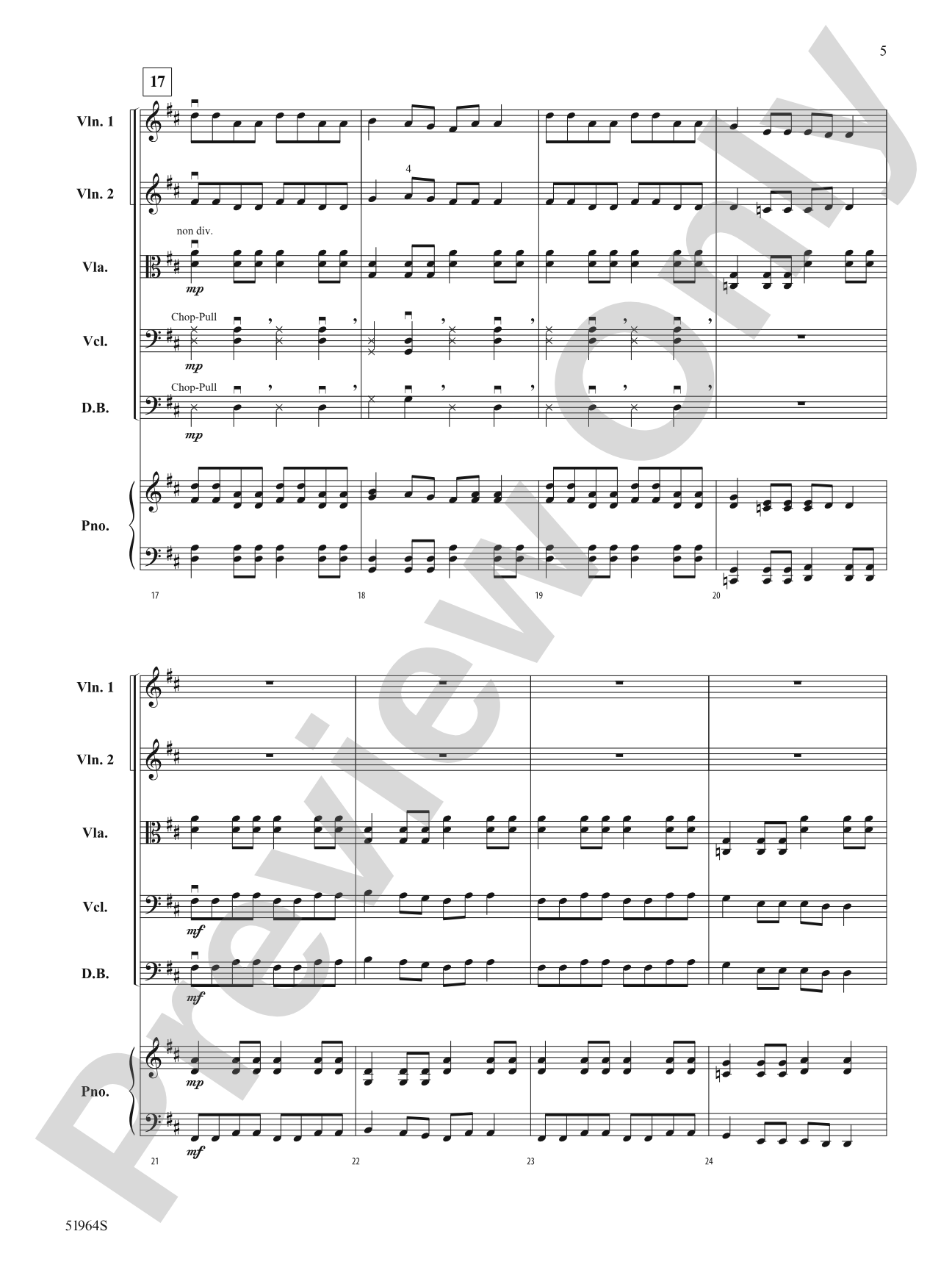 Pine Mountain: String Orchestra Conductor Score & Parts