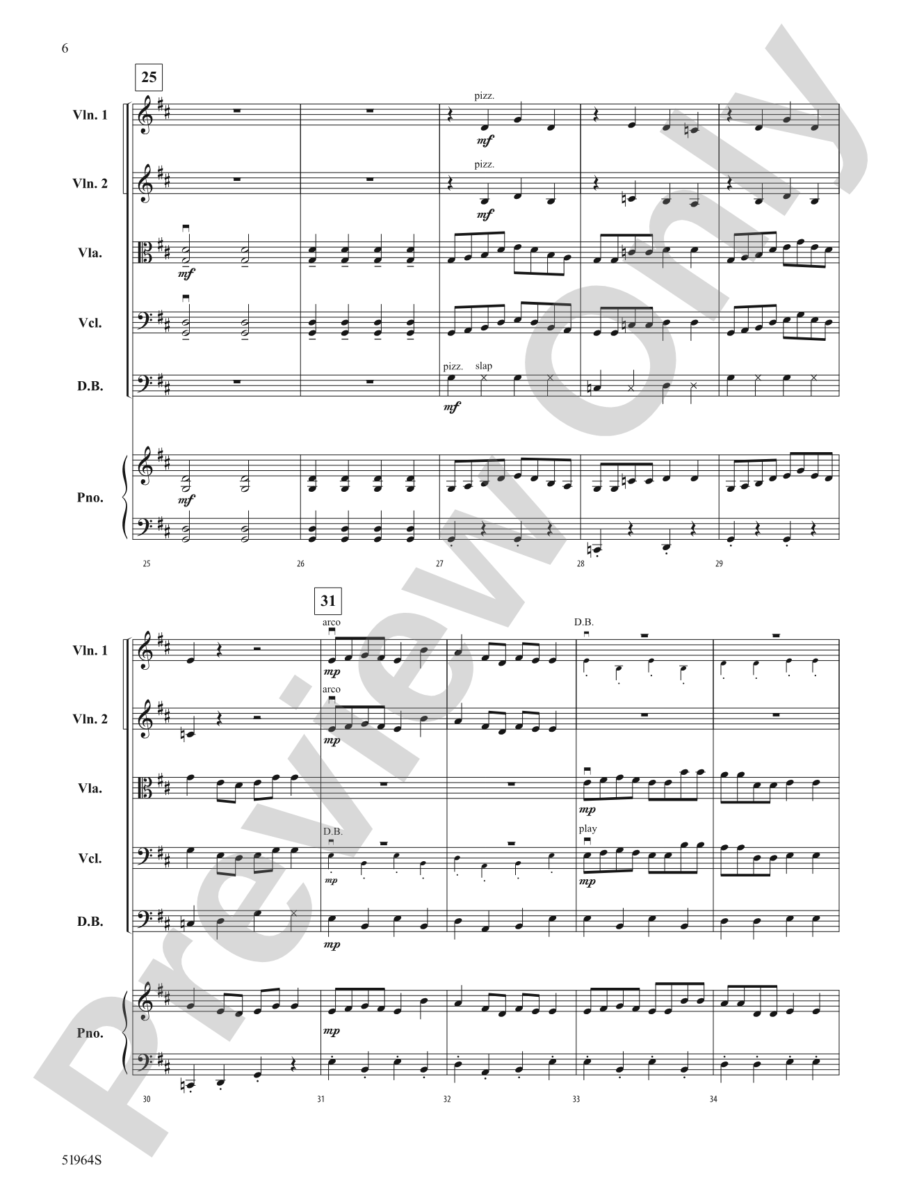 Pine Mountain: String Orchestra Conductor Score & Parts