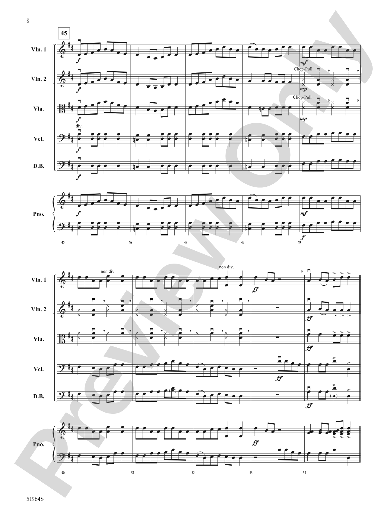 Pine Mountain: String Orchestra Conductor Score & Parts