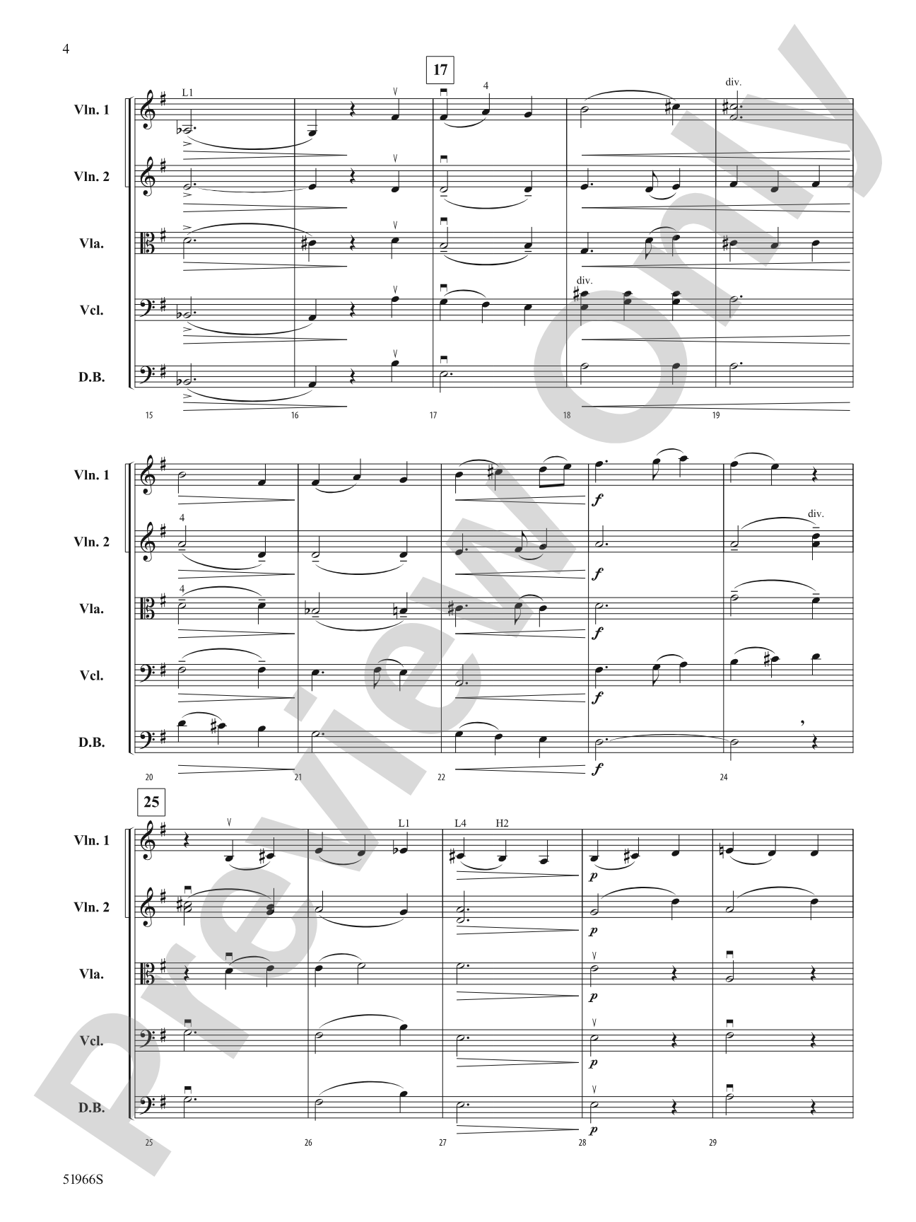 Adagio Cantabile: String Orchestra Conductor Score & Parts