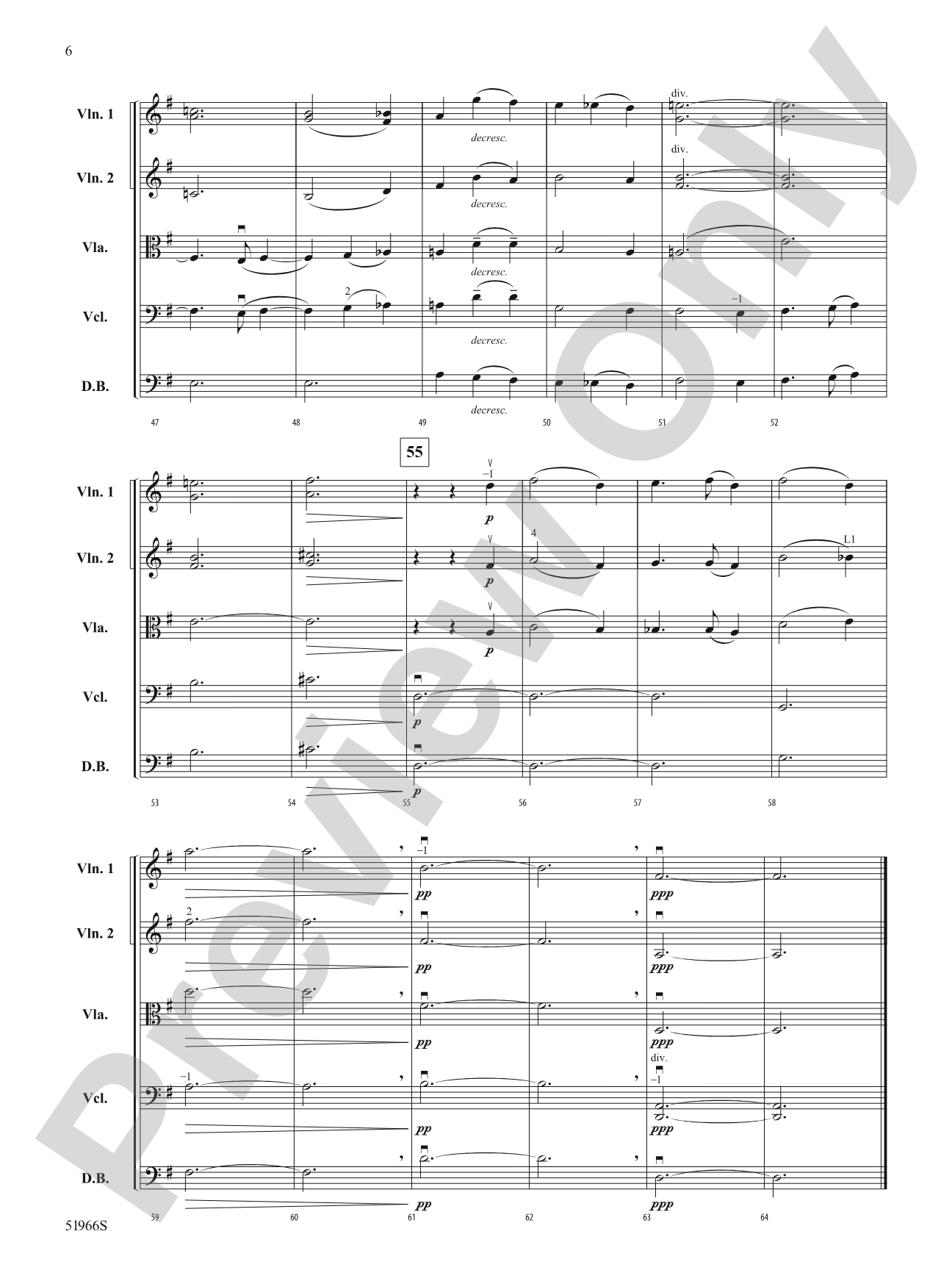 Adagio Cantabile: String Orchestra Conductor Score & Parts