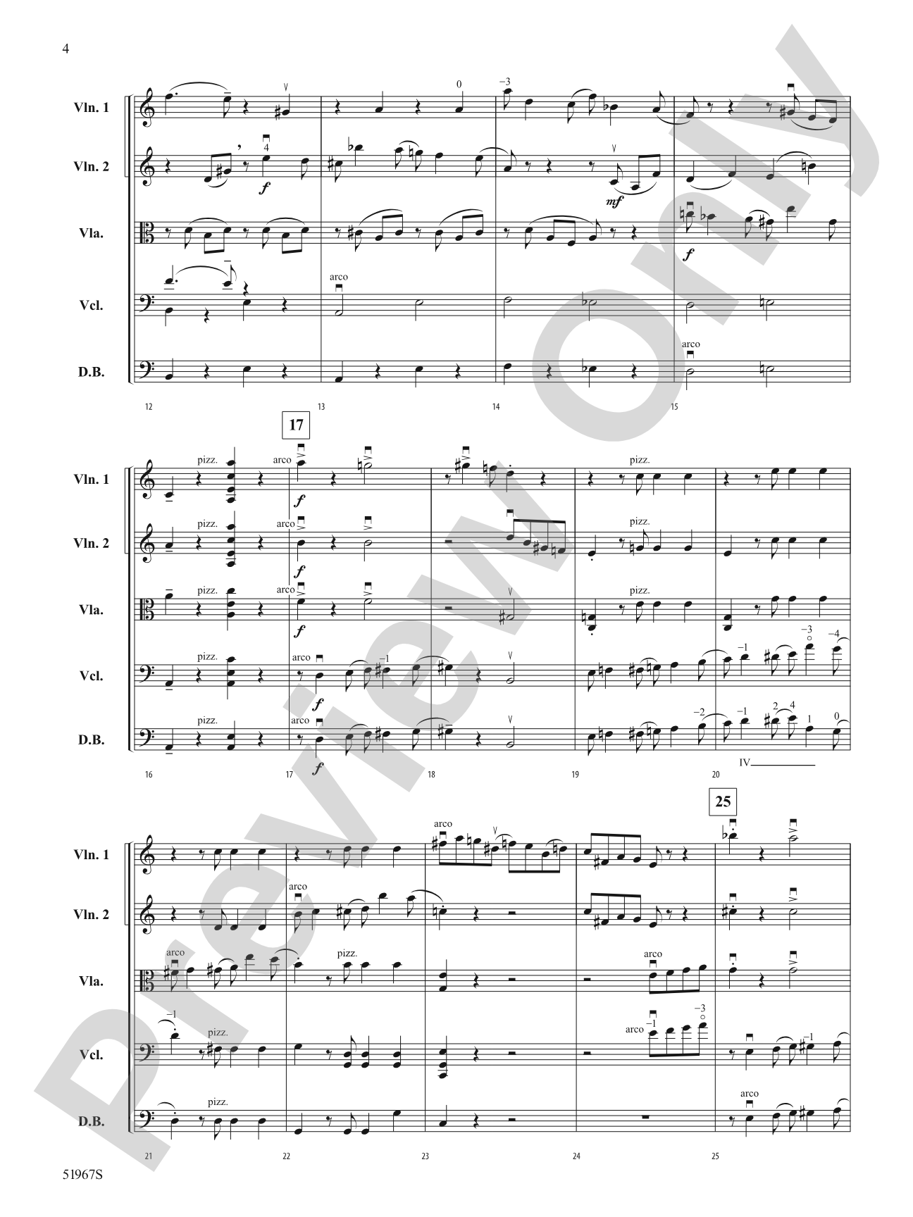 Two Brazilian Tangos: String Orchestra Conductor Score & Parts