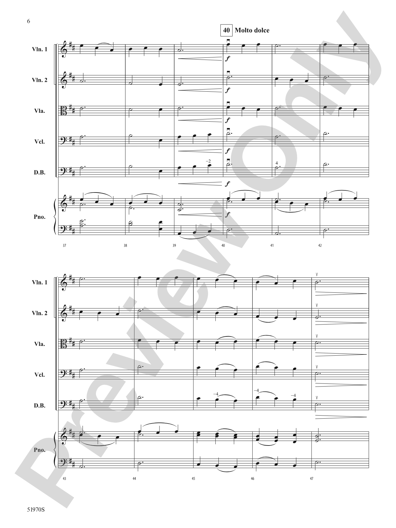 Ancient Lore on Rocky Shore: String Orchestra Conductor Score & Parts