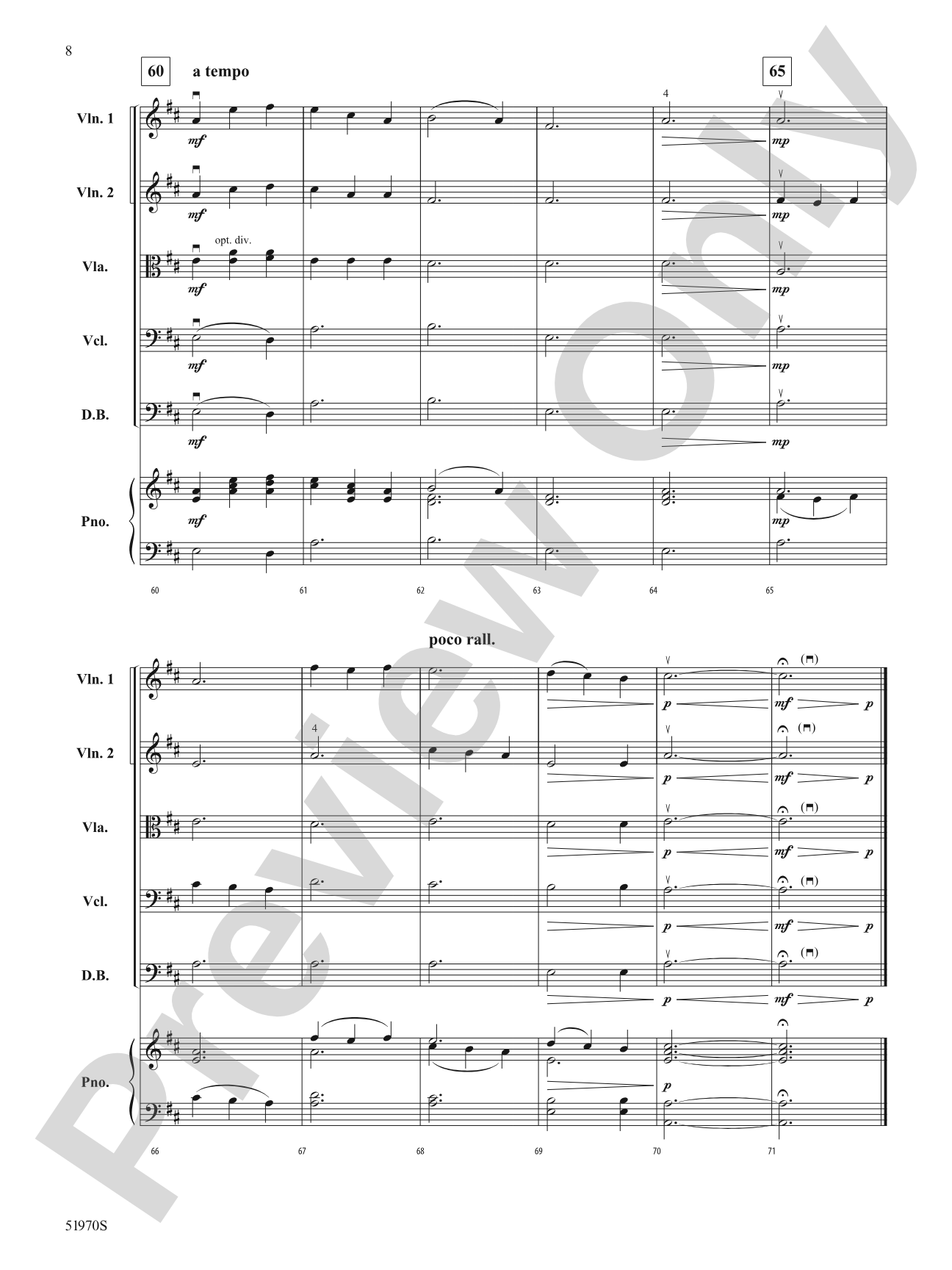 Ancient Lore on Rocky Shore: String Orchestra Conductor Score & Parts