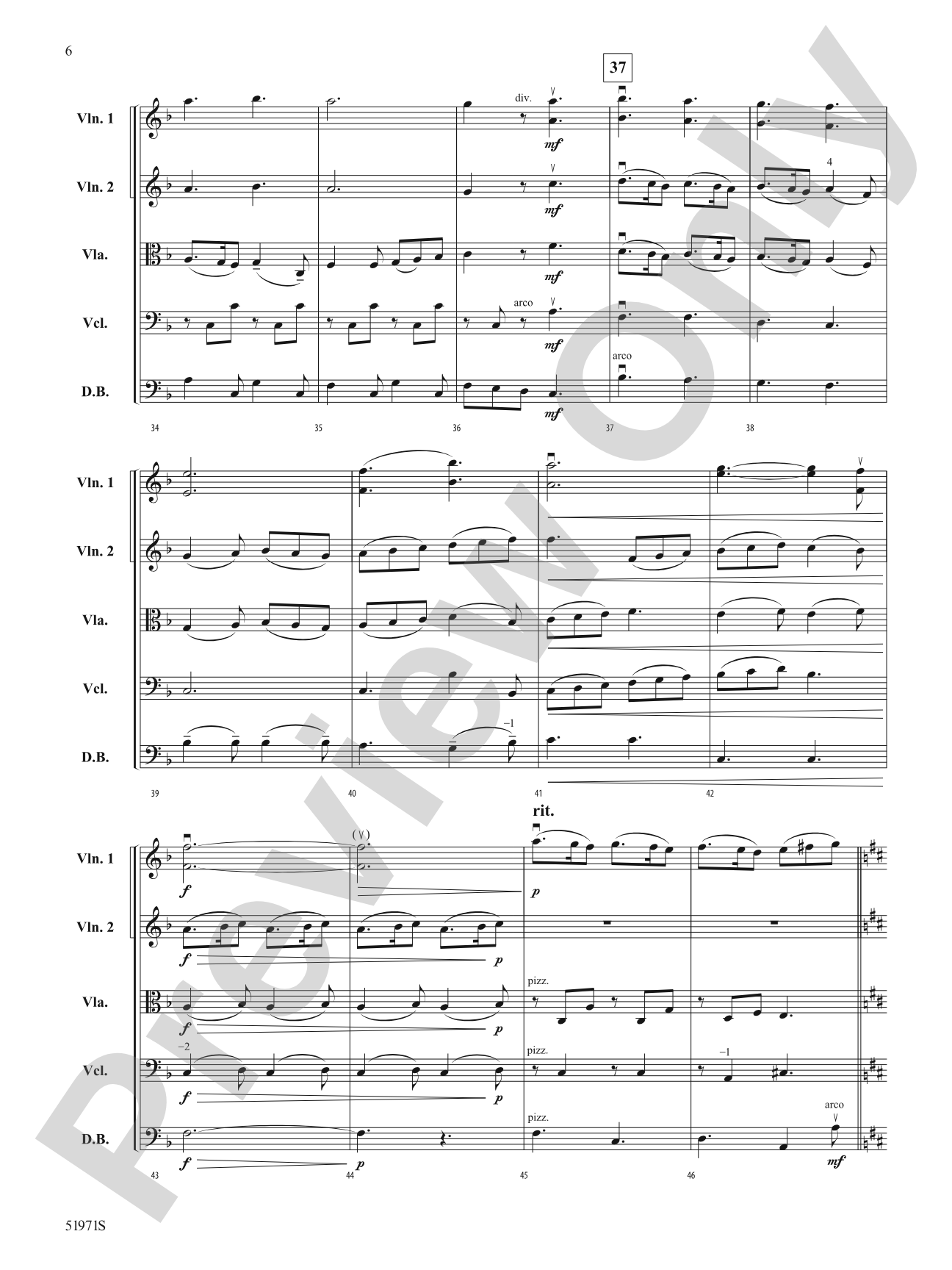 Gesu Bambino: String Orchestra Conductor Score & Parts