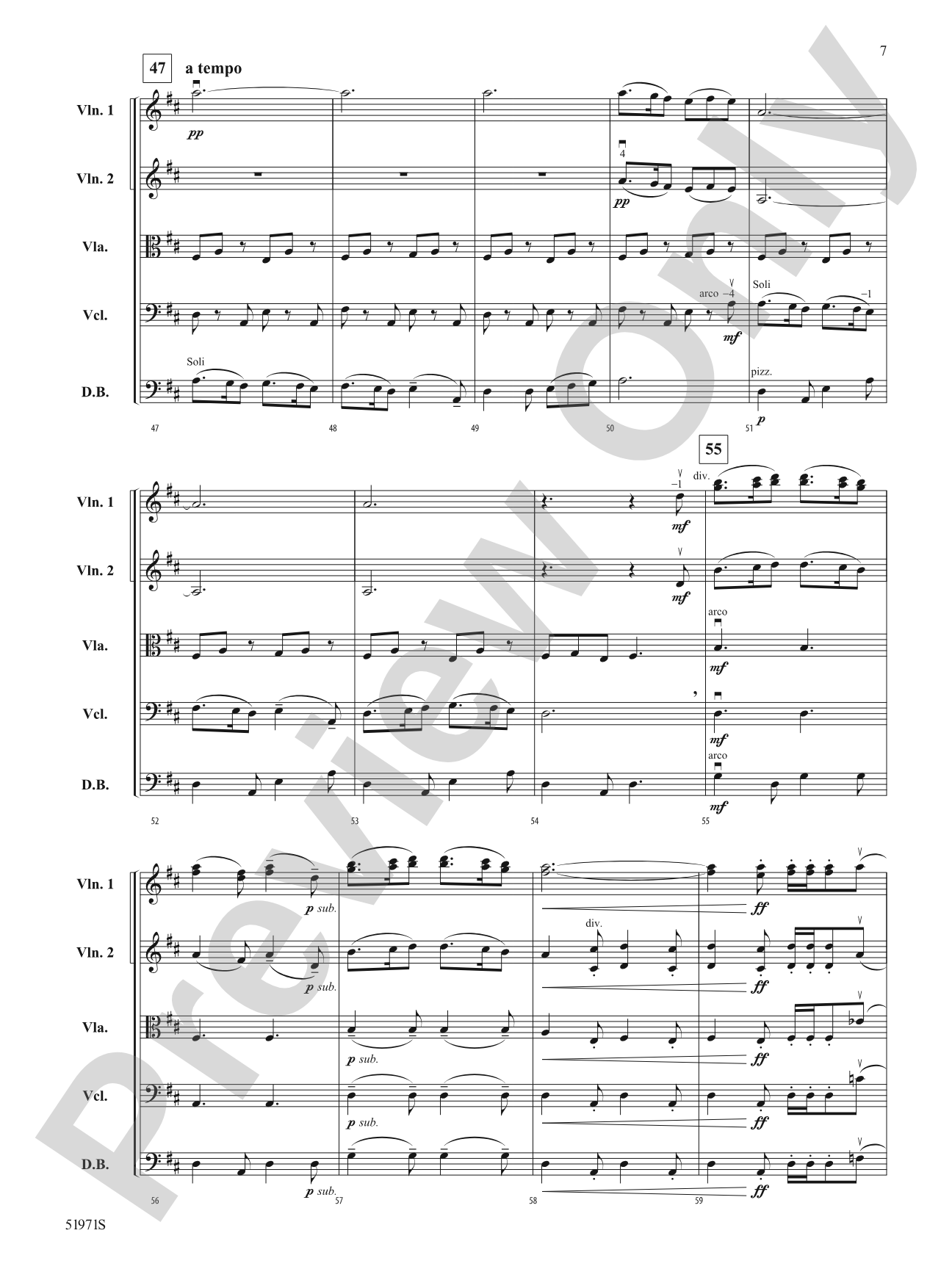Gesu Bambino: String Orchestra Conductor Score & Parts
