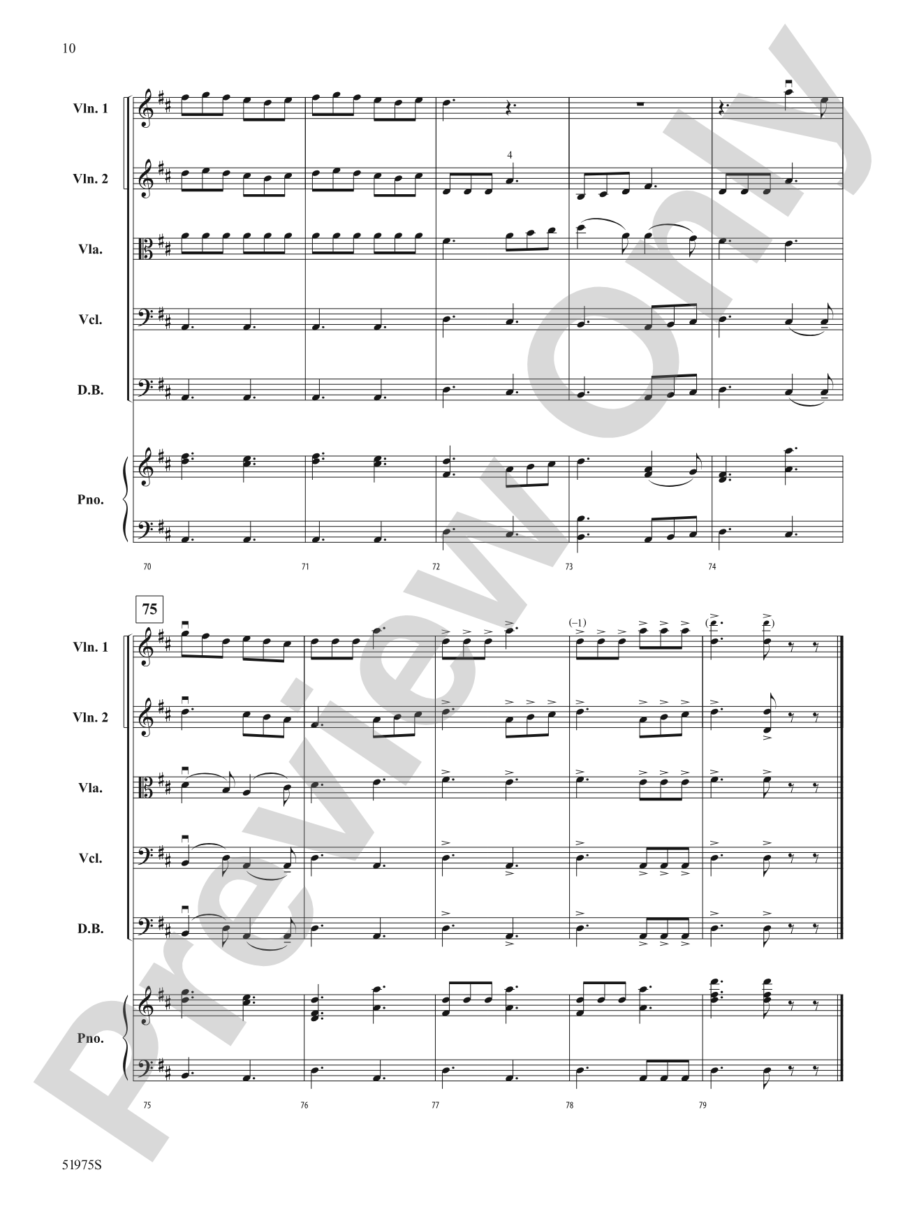 Two French Carols: String Orchestra Conductor Score & Parts