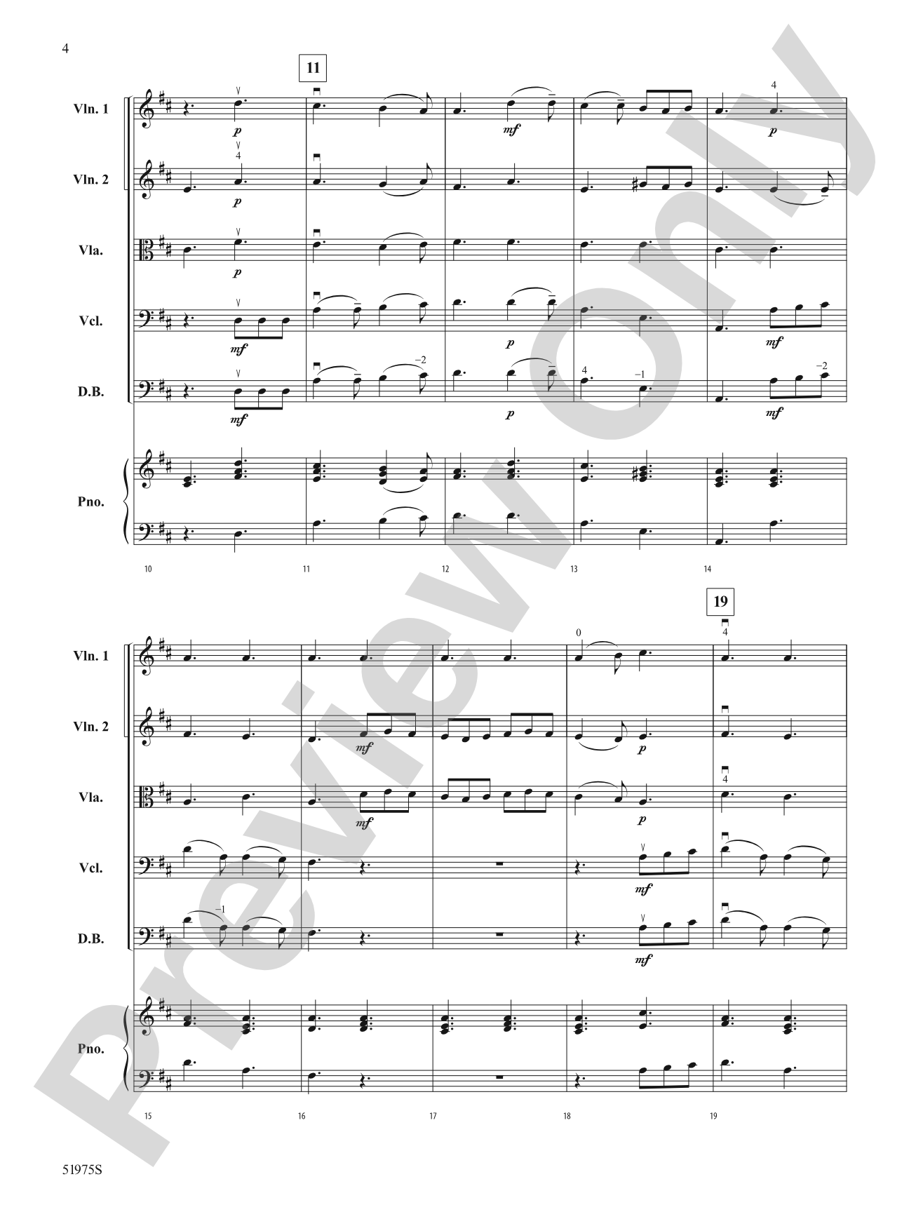 Two French Carols: String Orchestra Conductor Score & Parts