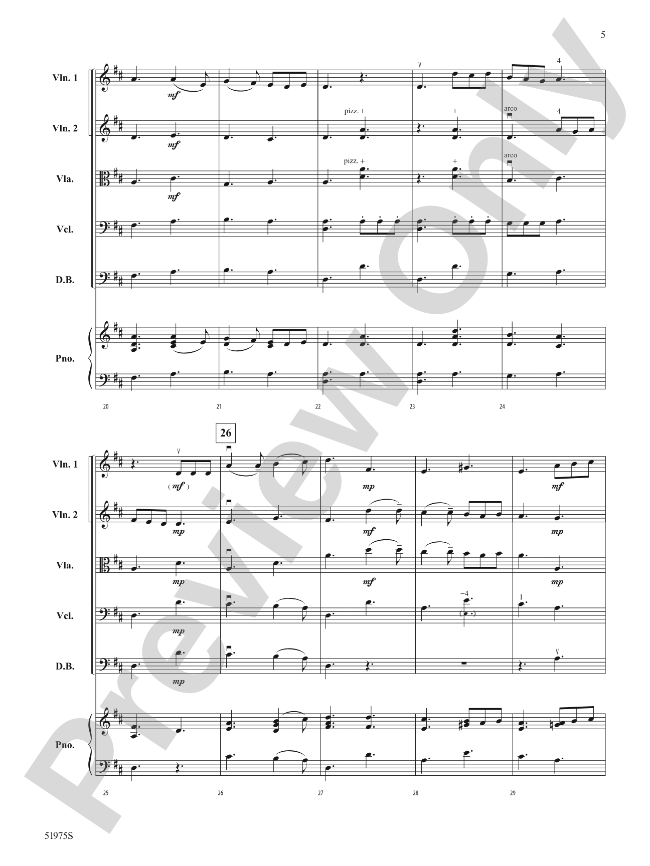 Two French Carols: String Orchestra Conductor Score & Parts