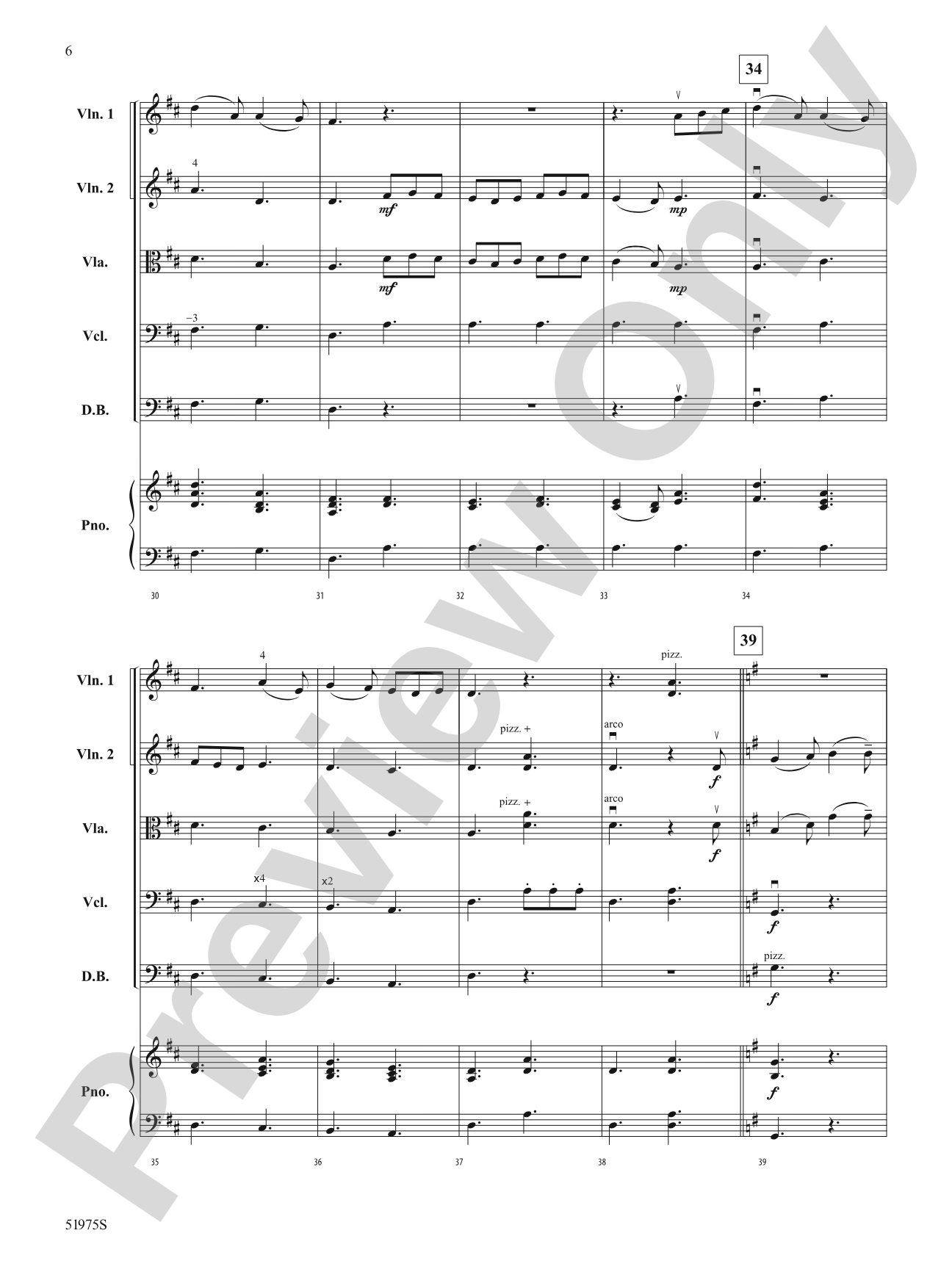 Two French Carols: String Orchestra Conductor Score & Parts