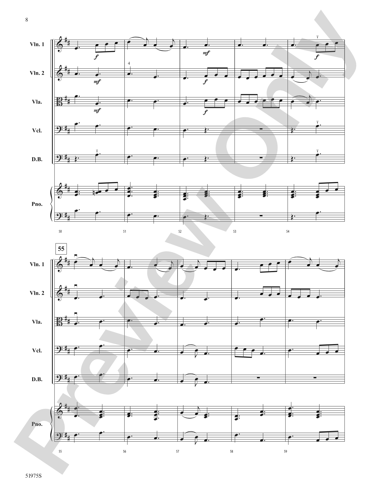 Two French Carols: String Orchestra Conductor Score & Parts