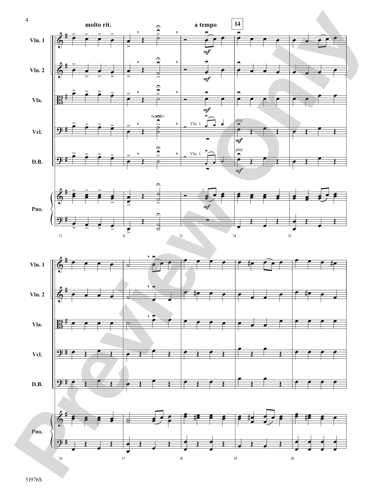 Polka: String Orchestra Conductor Score & Parts