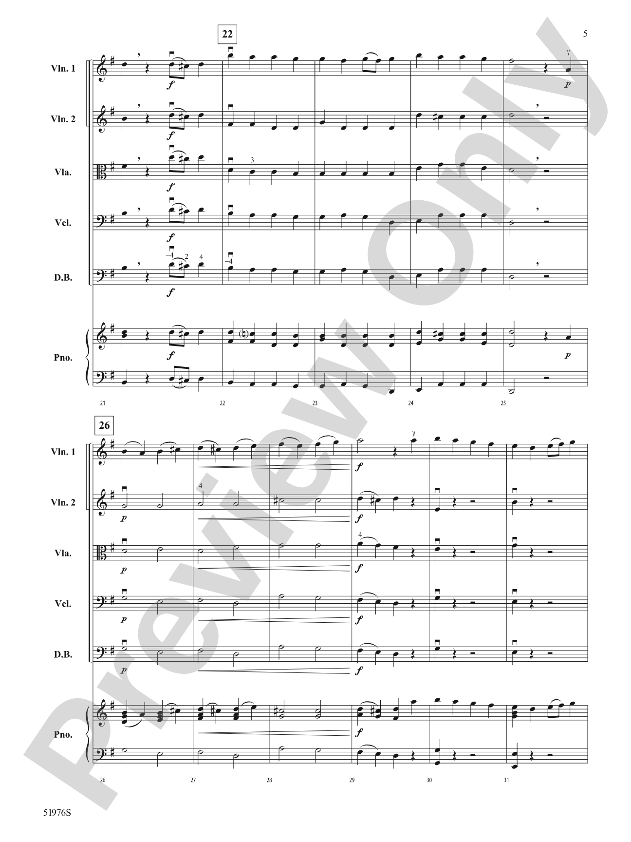 Polka: String Orchestra Conductor Score & Parts