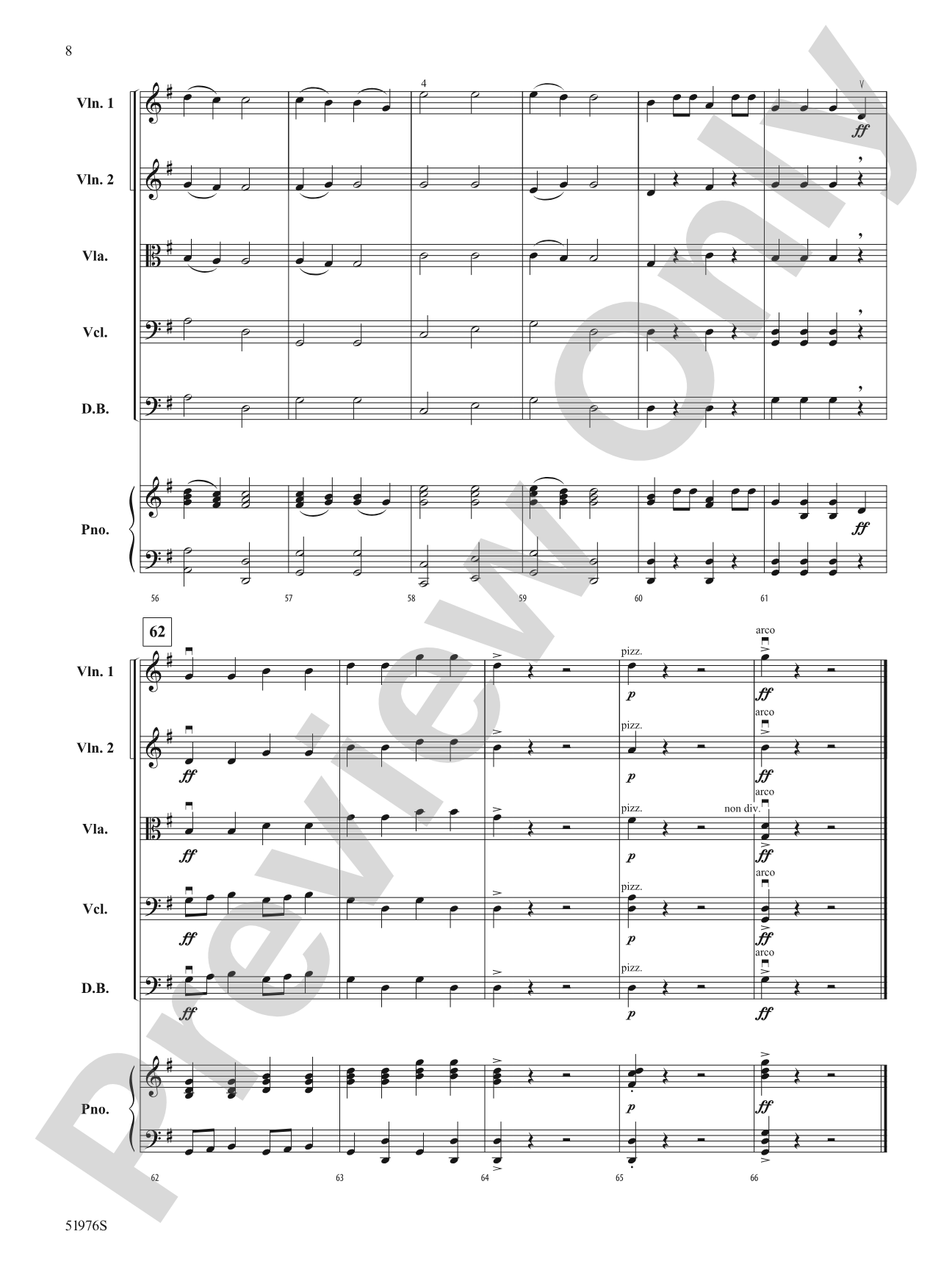 Polka: String Orchestra Conductor Score & Parts
