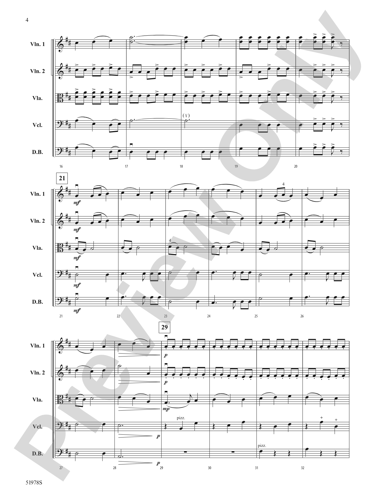 In Your Wildest Dreams: String Orchestra Conductor Score & Parts
