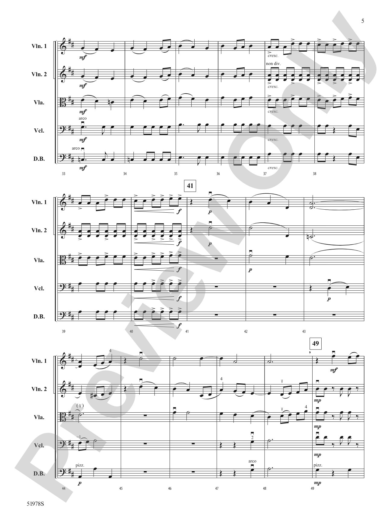 In Your Wildest Dreams: String Orchestra Conductor Score & Parts